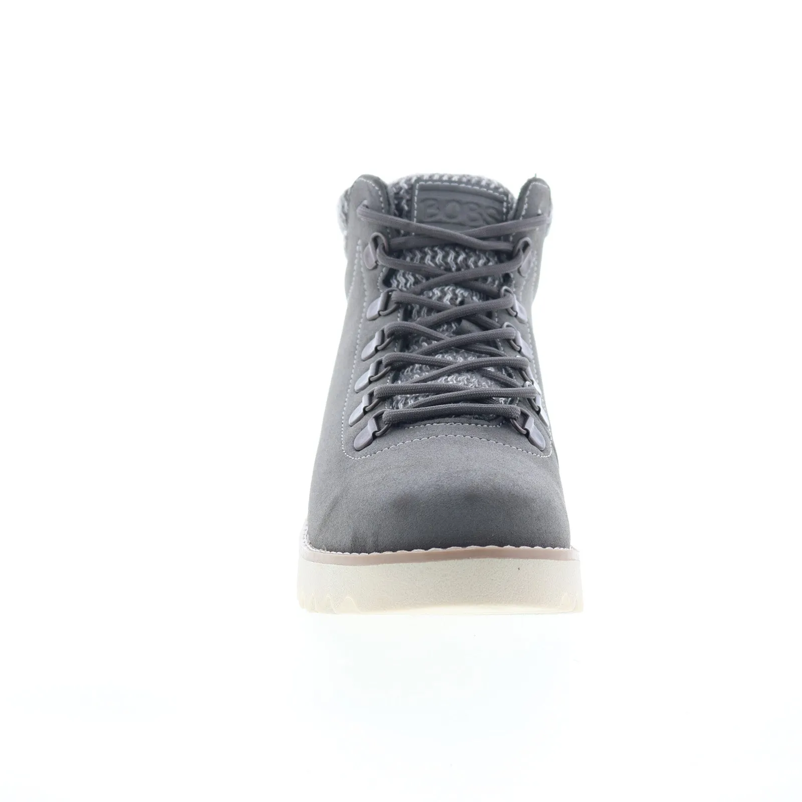 Skechers Bobs Mountain Kiss Cute Factor Womens Gray Casual Dress Boots Premium Protection Sporty Design