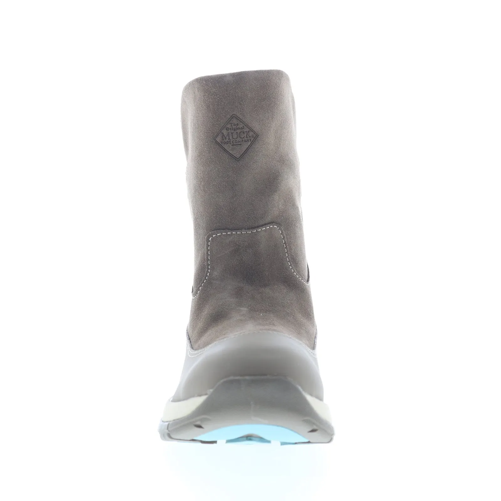 day trip Original Muck Apres II Leather Mid AP2901 Womens Gray Suede Winter Boots