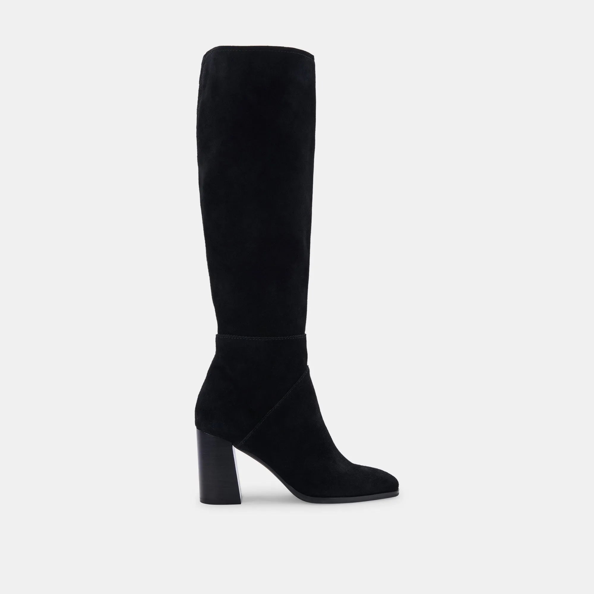 Mixed Textures Day To Night FYNN BOOTS BLACK SUEDE