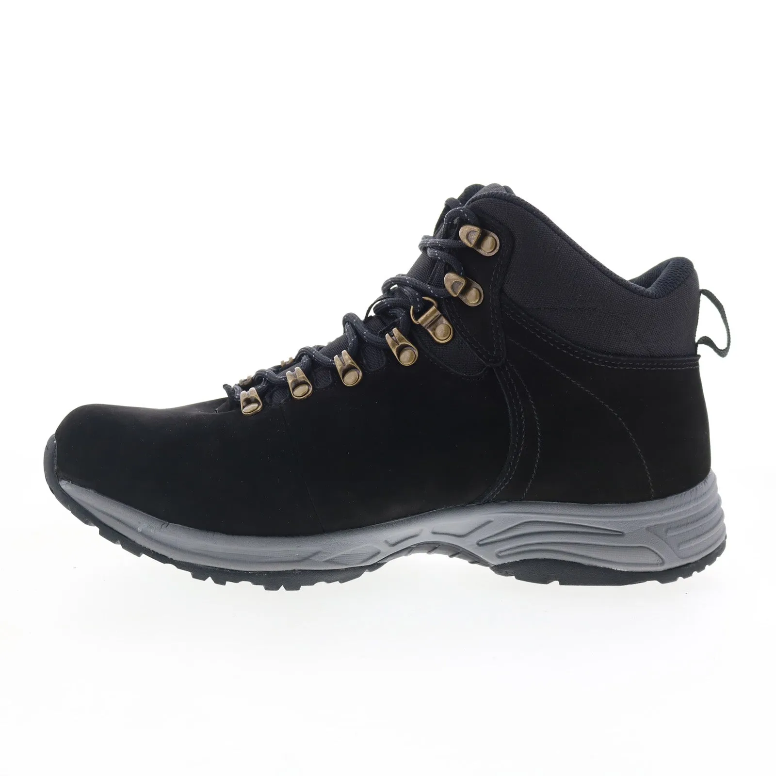 Propet Cody MBA002SBLK Mens Black Extra Wide 3E Nubuck Hiking Boots Minimal Color High-Quality Footwear