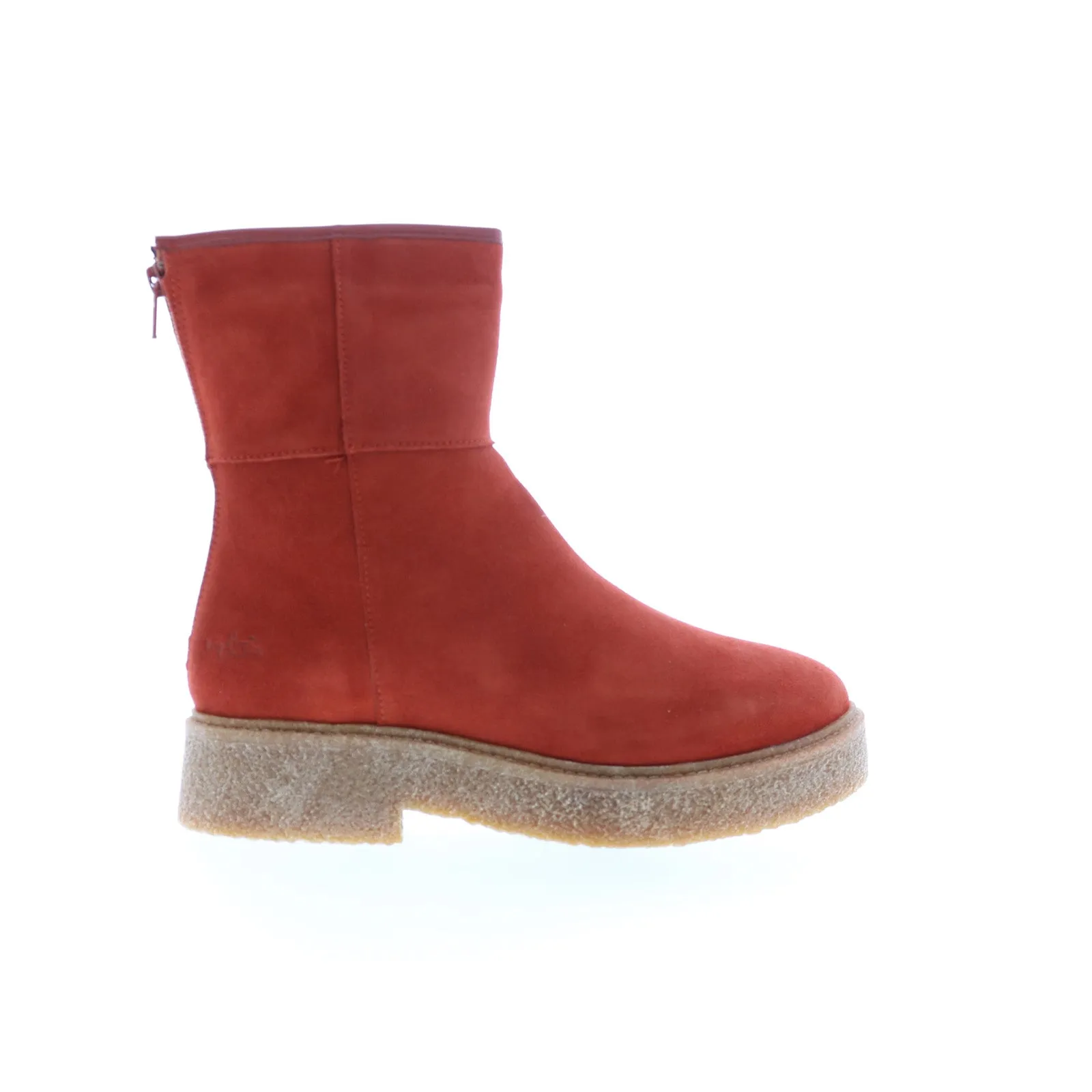 Bos. & Co. Sammy Womens Orange Suede Zipper Casual Dress Boots Premium materials
