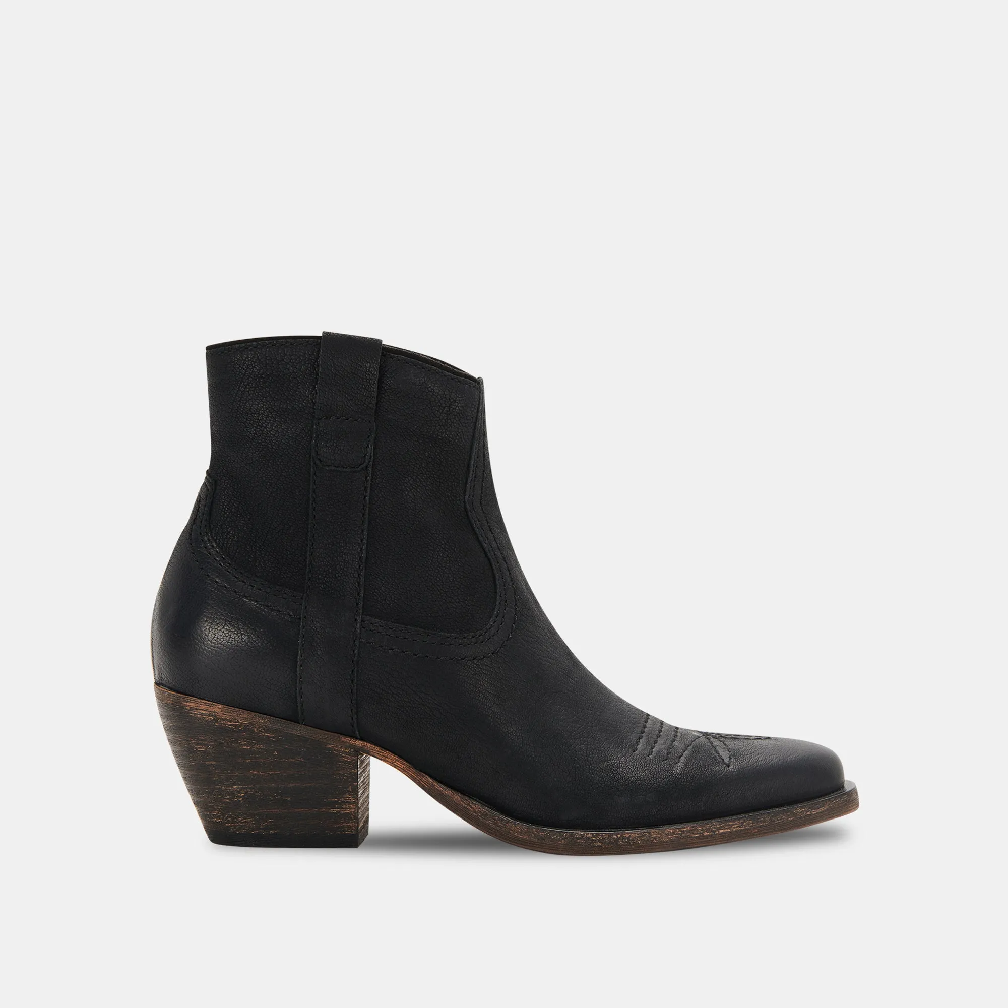 SILMA BOOTIES BLACK LEATHER Work Ready Light support