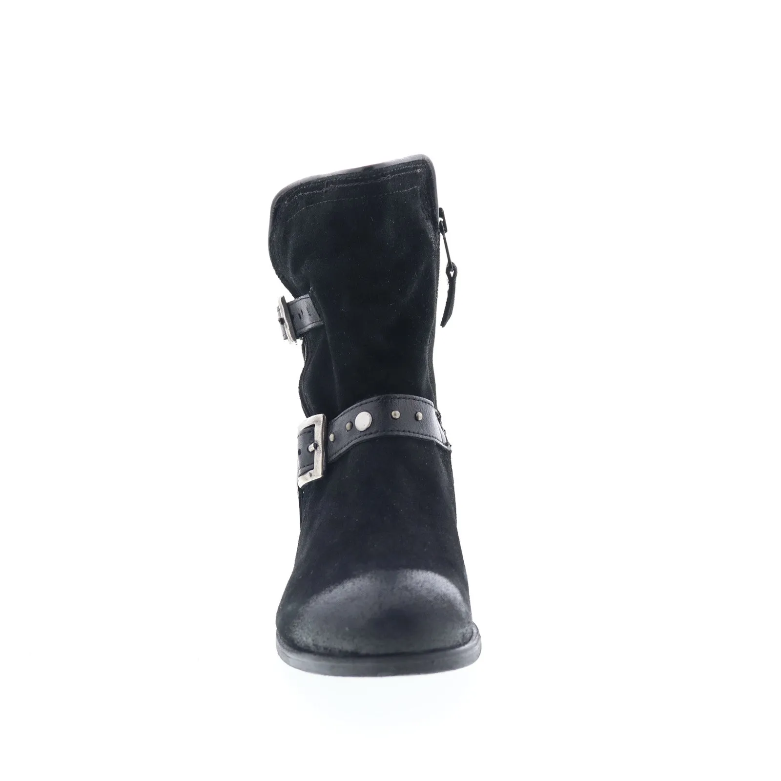 well-made Flexible Miz Mooz Sammie Womens Black Suede Zipper Casual Dress Boots
