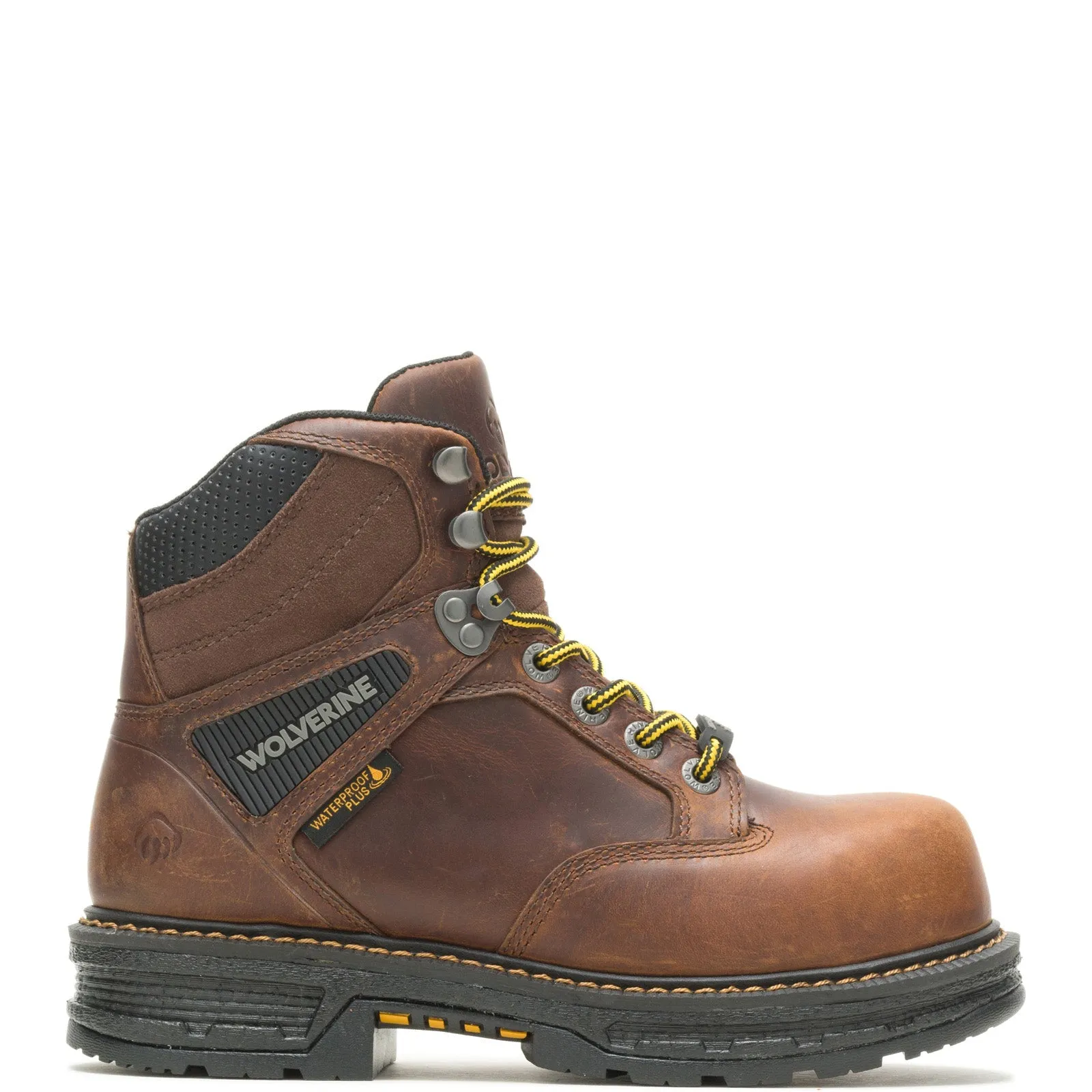 Street Style Wolverine Hellcat Ultraspring WP CarbonMax 6" Womens Brown Work Boots