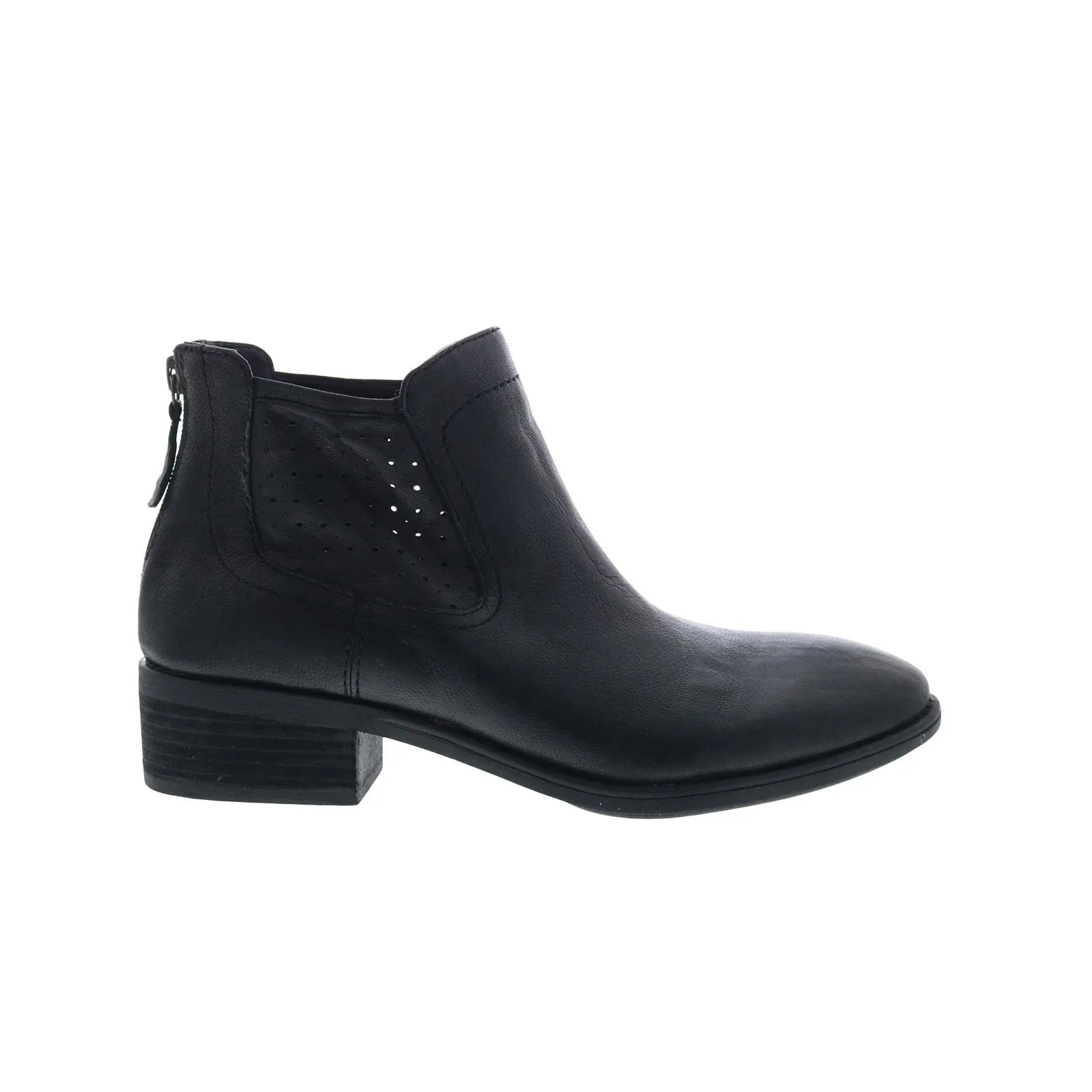 Premium Cushion Winter Trek Comfortiva Cadwin CT0024701 Womens Black Leather Ankle & Booties Boots