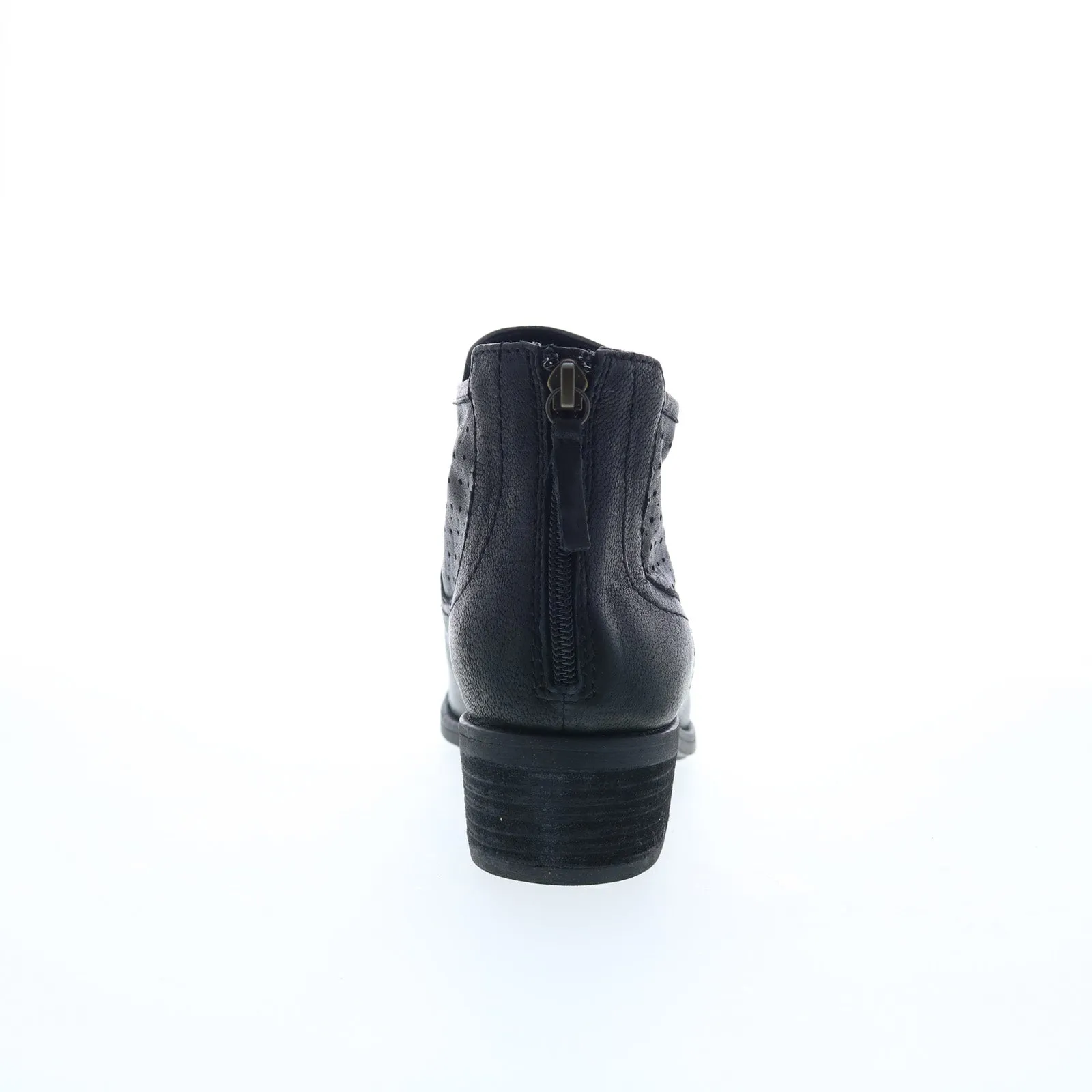 Comfortiva Cadwin CT0024701 Womens Black Leather Ankle & Booties Boots Cushion Build