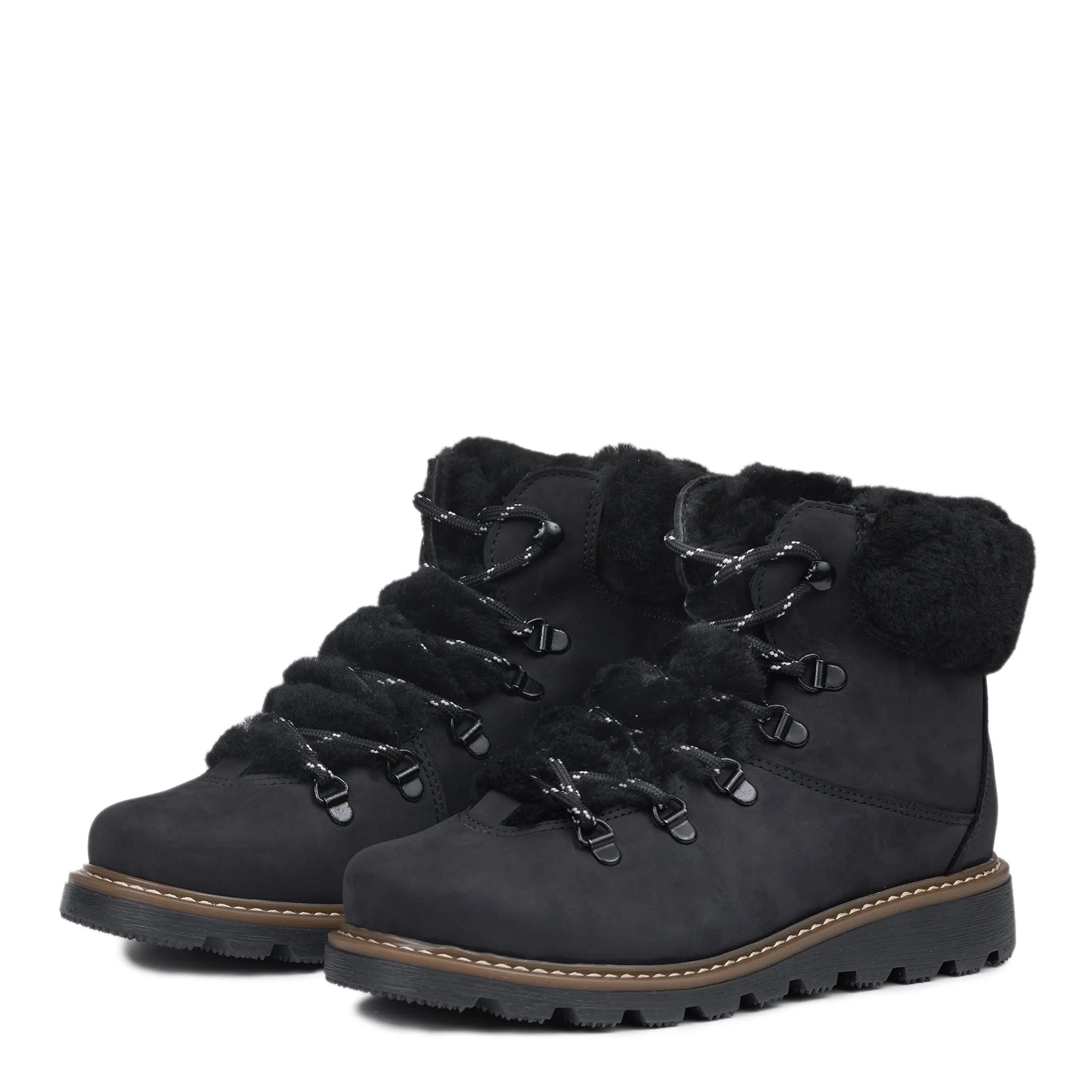 MUOTKA Women's winter ankle boots Hard Ground Protective Lining