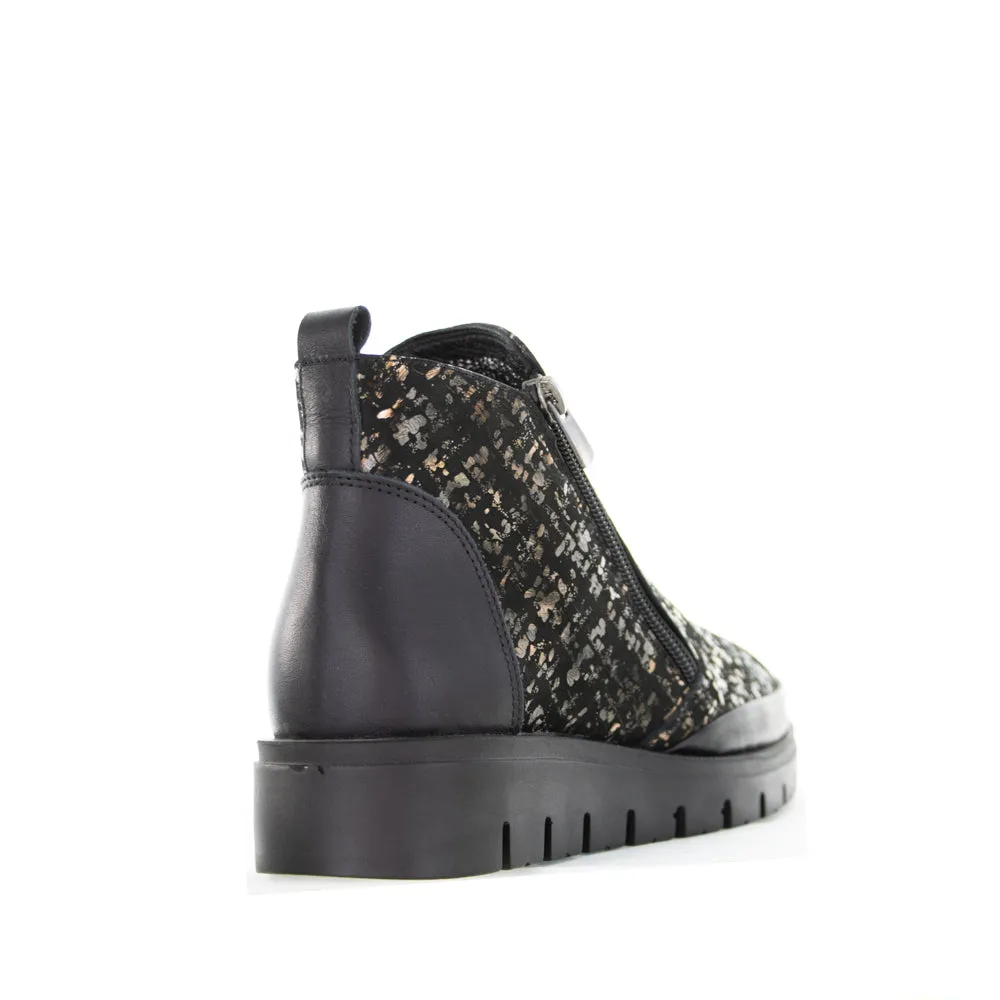 Walking Comfort City Trek LE SANSA ROLLIE BLACK PRINT