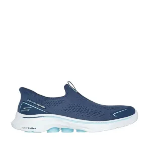 SKECHERS GO WALK 7 SPRINGTIME NAVY AQUA Grip Sole Simple Comfort Walk