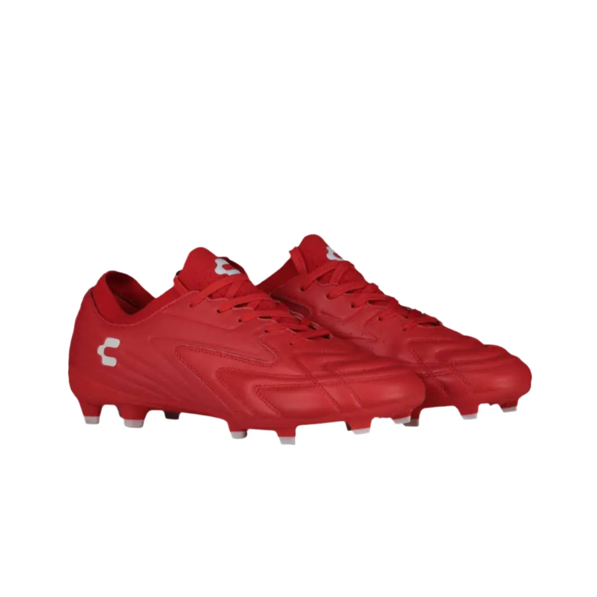 Heel Support Course Movement Charly Onore LT Firm Ground Soccer Cleats (Red)