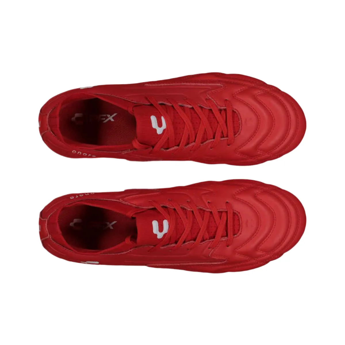 Defensive Focus Defensive Grip Charly Onore LT Firm Ground Soccer Cleats (Red)