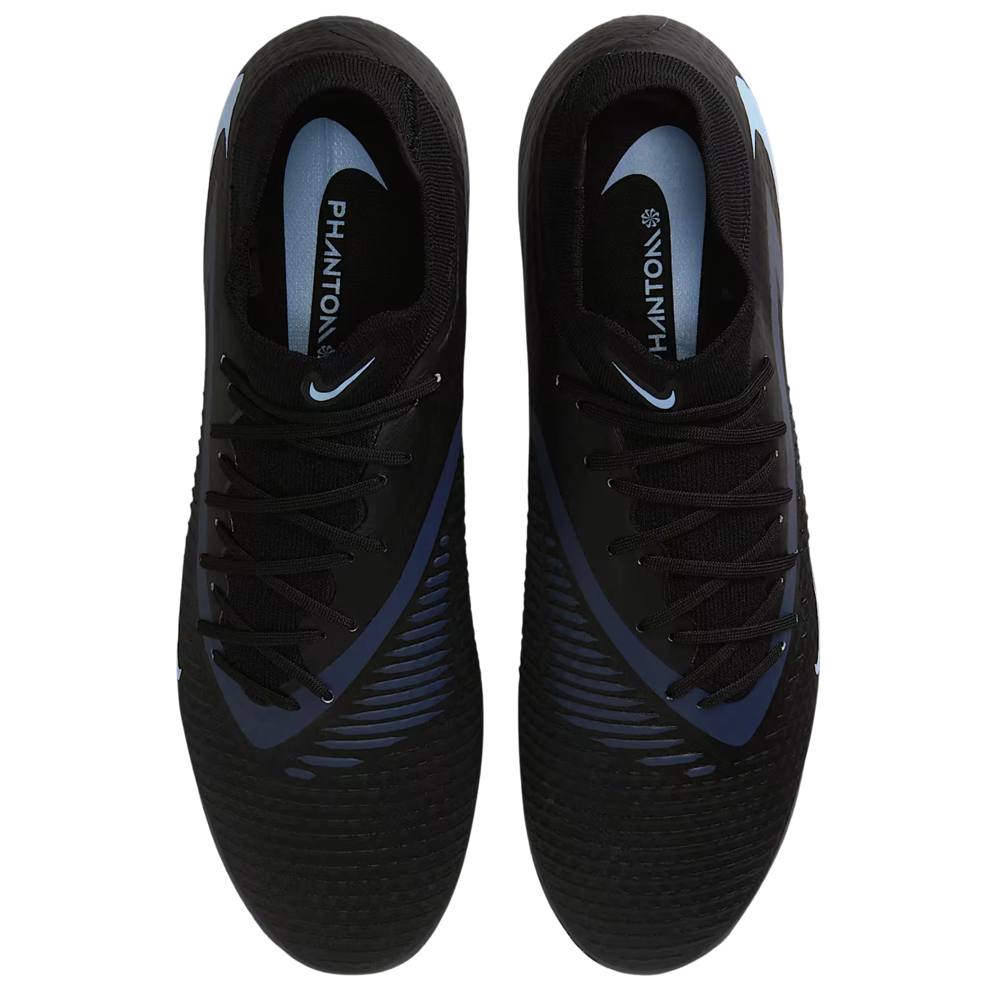 Nike Phantom GX 2 Academy High-Cut Firm Ground/Multiground Soccer Cleats (Black/Black) Tournament Grade