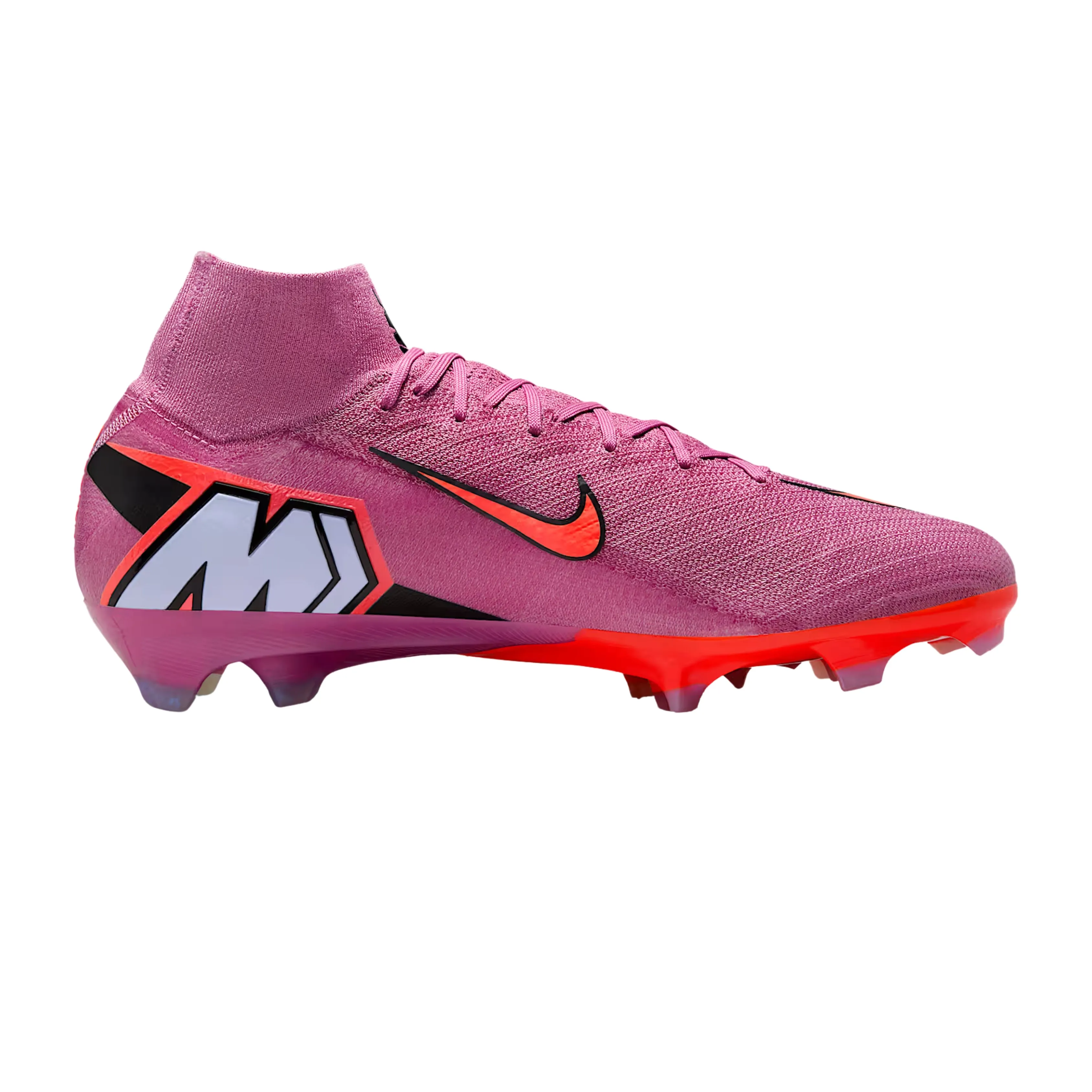 Nike Zoom Mercurial Superfly 10 Elite Firm Ground Soccer Cleats (Magic Flamingo/Black) Speed Fit Surface Adapt