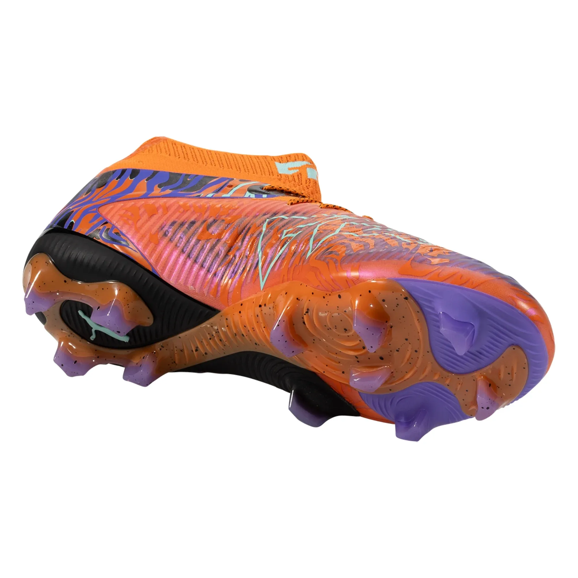 Push Off Puma Future 8 Ultimate Creativity FG Soccer Cleats (Orange Poppy/Dark Amethyst)
