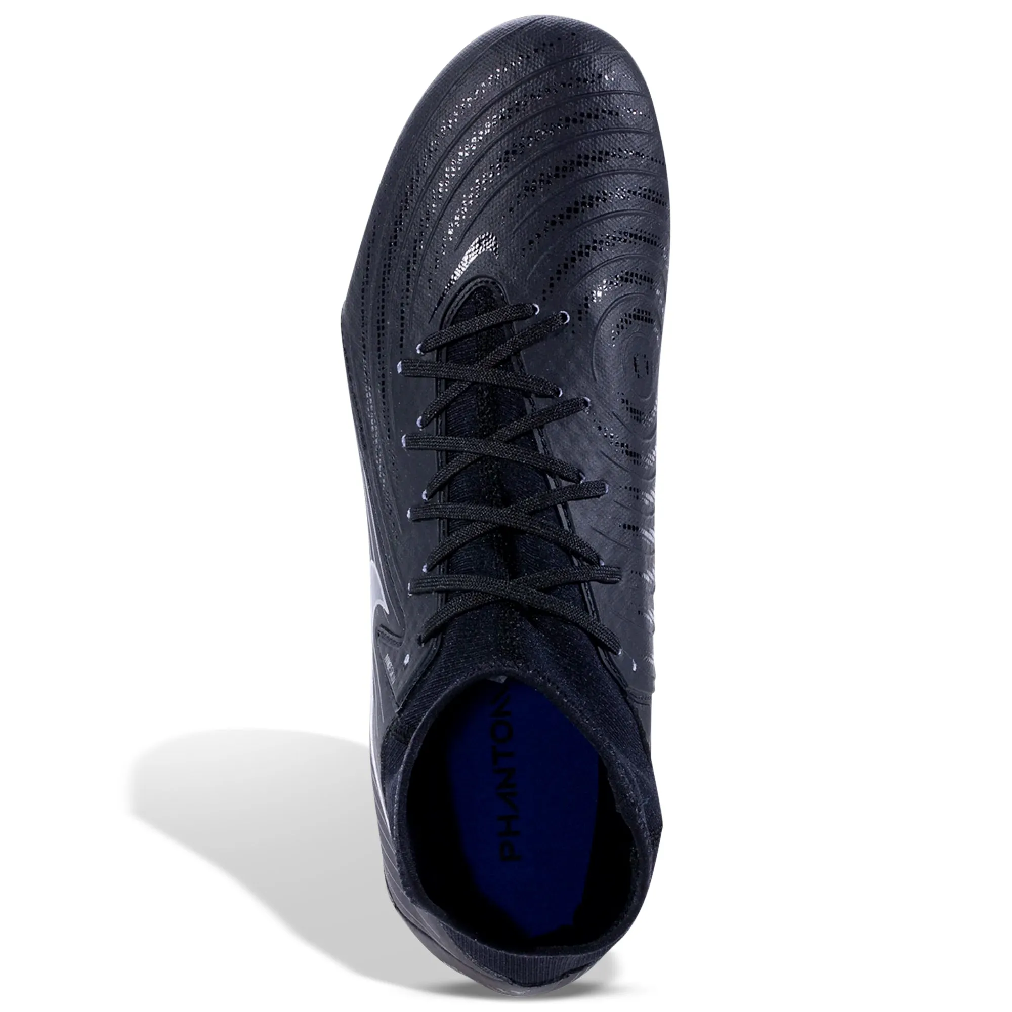 Impact shield Nike Phantom Luna II Academy FG/MG Soccer Cleats (Black/Black)