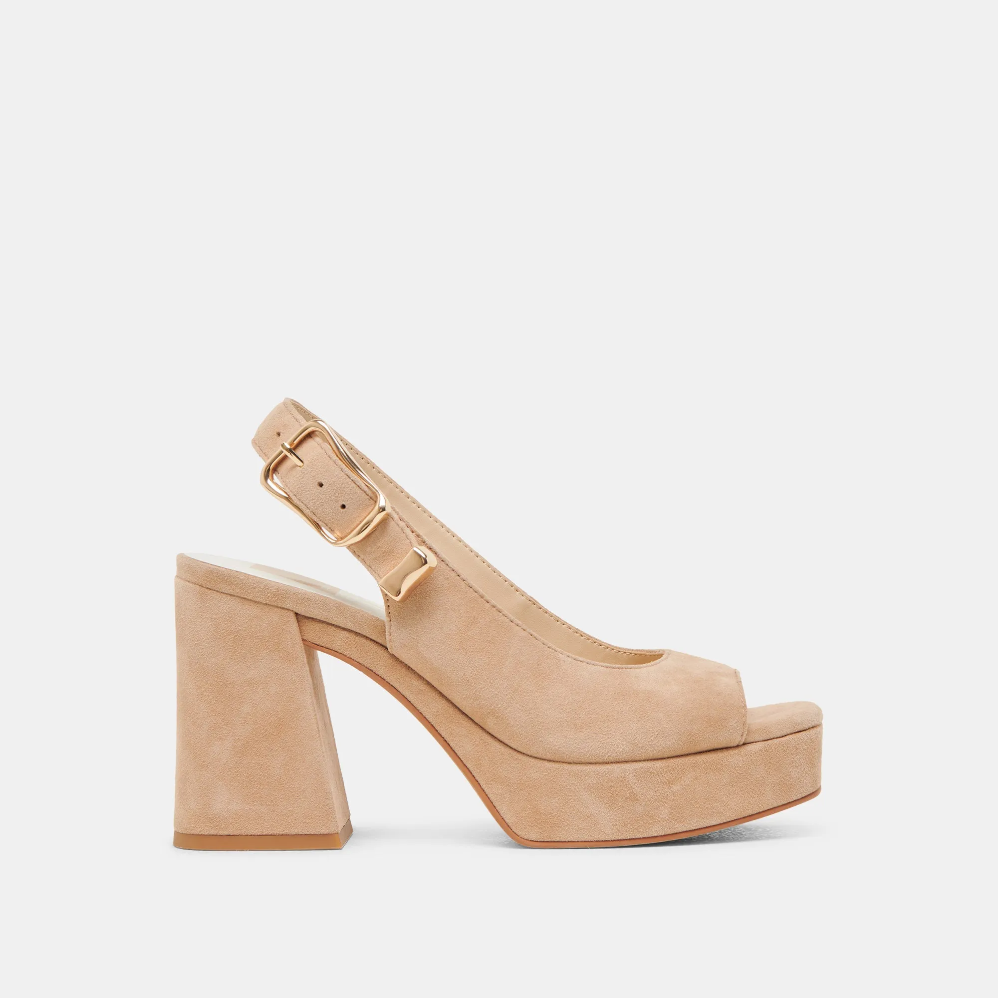 FLORES HEELS BAMBOO SUEDE Impact Resistance