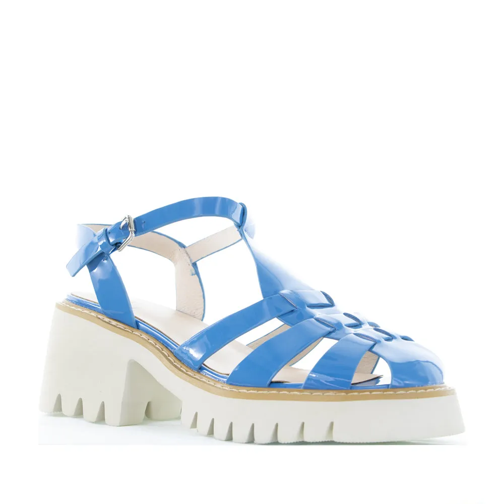 MILA RAINE FUSE BLUE PATENT High Top Style