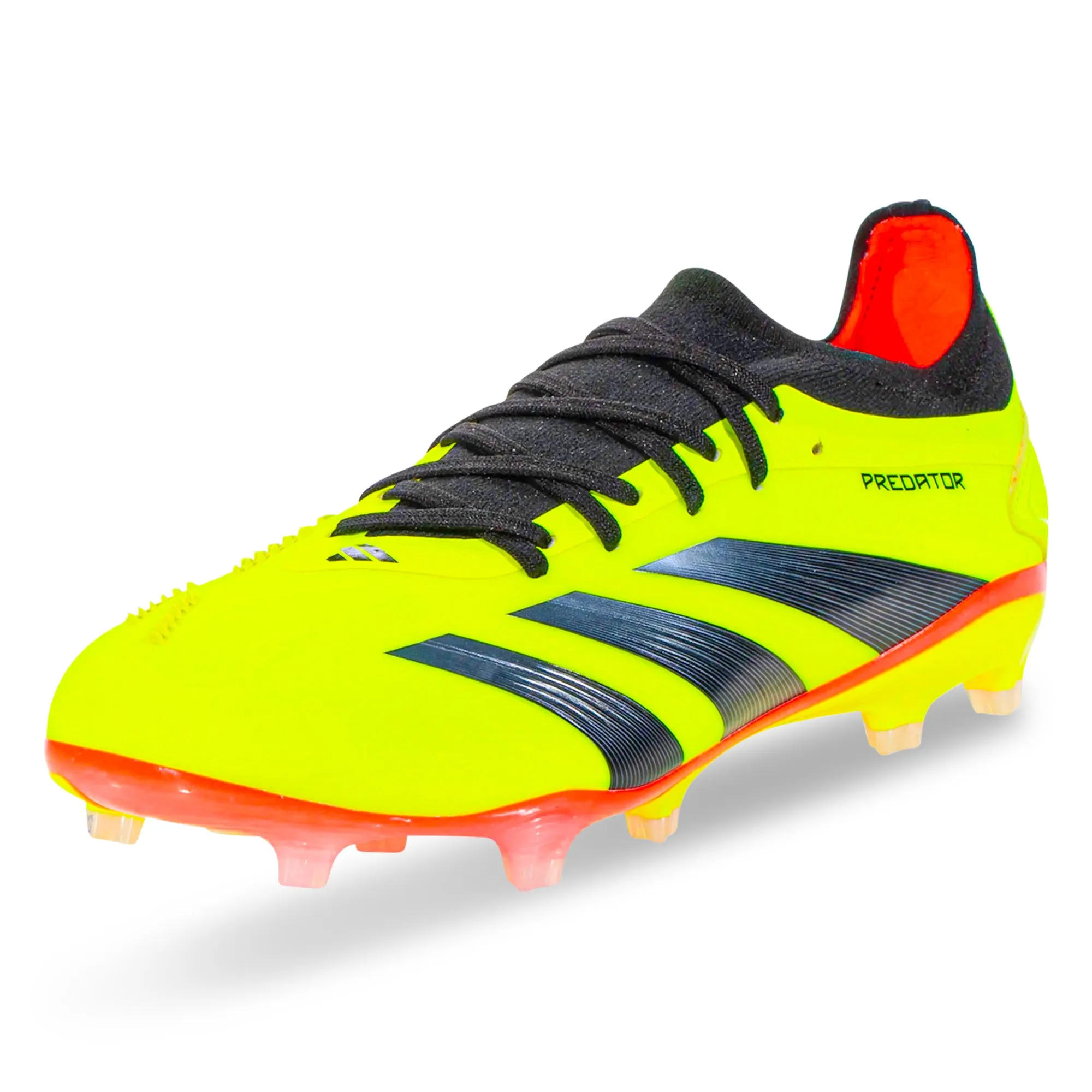 Game Ready Gear adidas Predator Pro FG Soccer Cleats (Solar Yellow/Black/Solar Red)