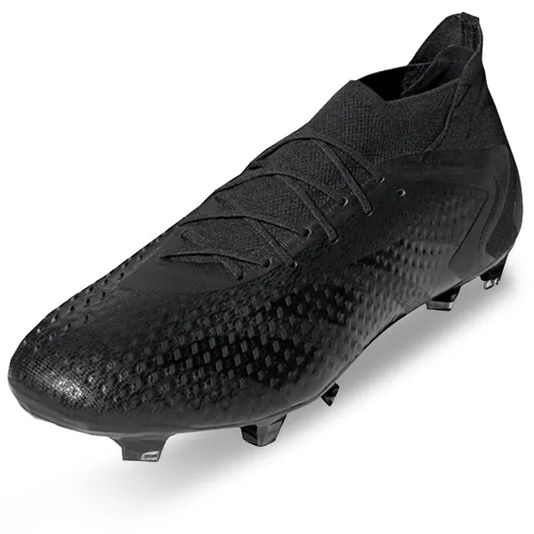 adidas Predator Accuracy.1 Firm Ground Soccer Cleats (Core Black) Sturdy Build Dry Ground