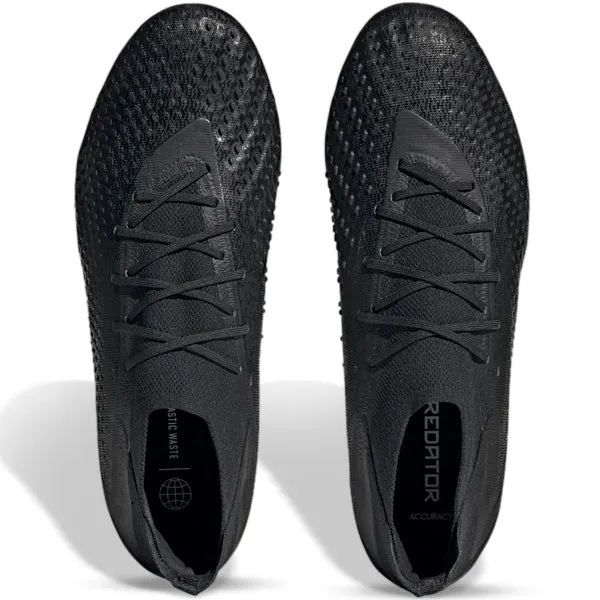 adidas Predator Accuracy.1 Firm Ground Soccer Cleats (Core Black) Forward Propel