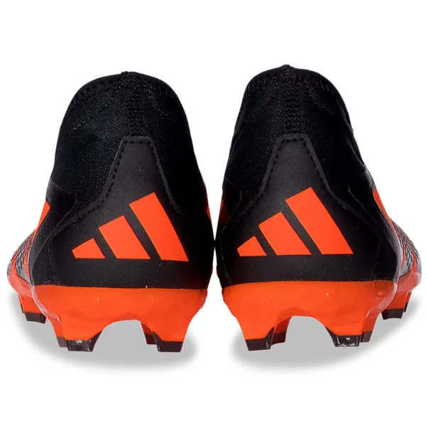 street soccer adidas Predator Accuracy.3 Laceless Firm Ground Soccer Cleats (Tea Solar Orange/Black)