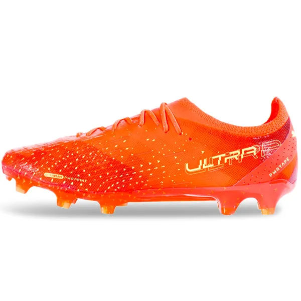 Field Equipment Puma Ultra Ultimate FG/AG Soccer Cleats (Coral/Fizzy Light/Black)