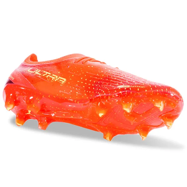 Puma Ultra Ultimate FG/AG Soccer Cleats (Coral/Fizzy Light/Black) Toe Protection