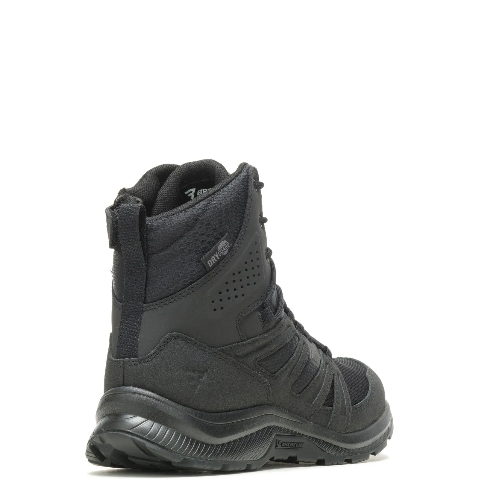 Bates Rallyforce Tall Zip E04170 Mens Black Leather Lace Up Tactical Boots Anti-odor technology Durable