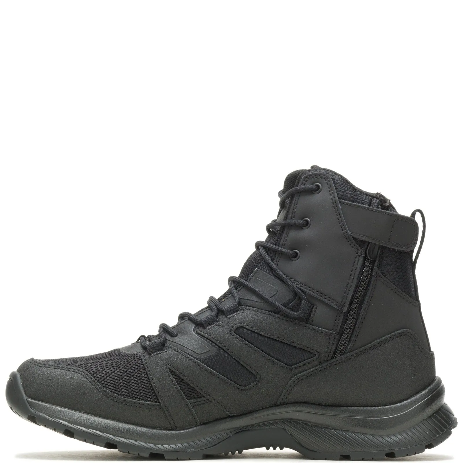 Bates Rallyforce Tall Zip E04170 Mens Black Leather Lace Up Tactical Boots Mud Ground