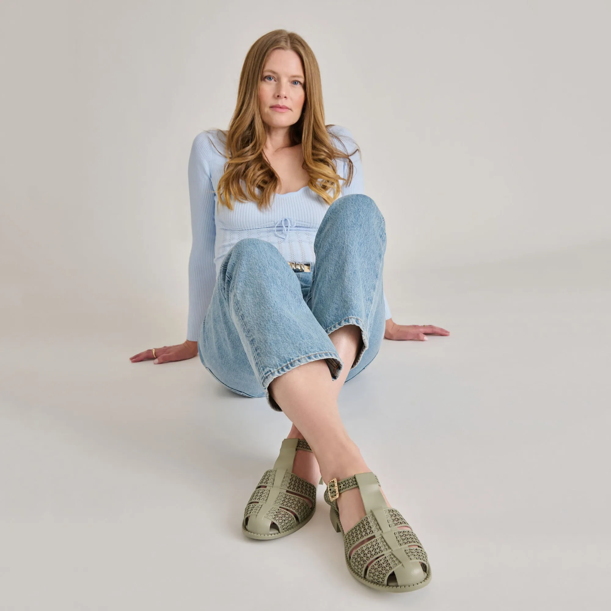 HOLIS 3D SANDALS LT SAGE Trail Friendly Flex Comfort