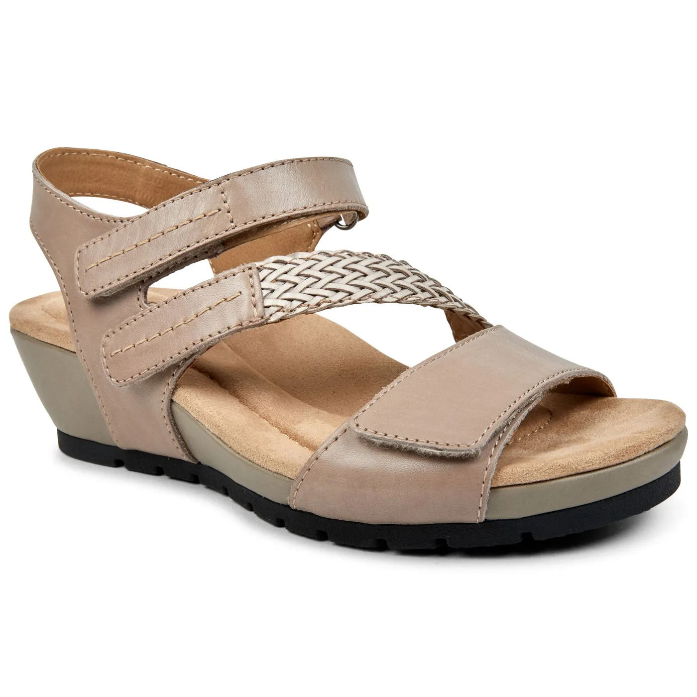 Quick Lock Walk Ready PLANET SHOES NOMAD TAUPE