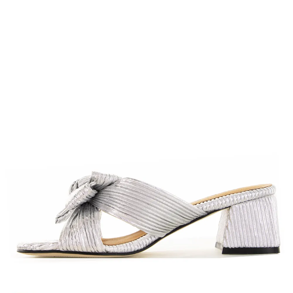 BRESLEY ANISTON SILVER Court Wedding Day Stilettos