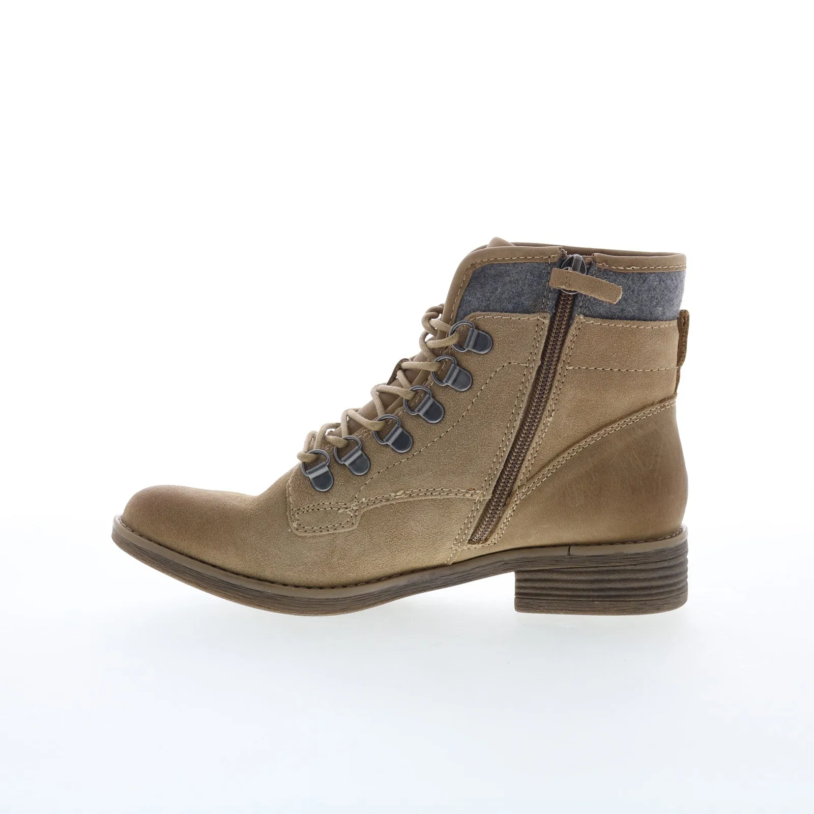 Comfortiva Tomeo CT0025292 Womens Brown Suede Lace Up Casual Dress Boots Ultra Comfort