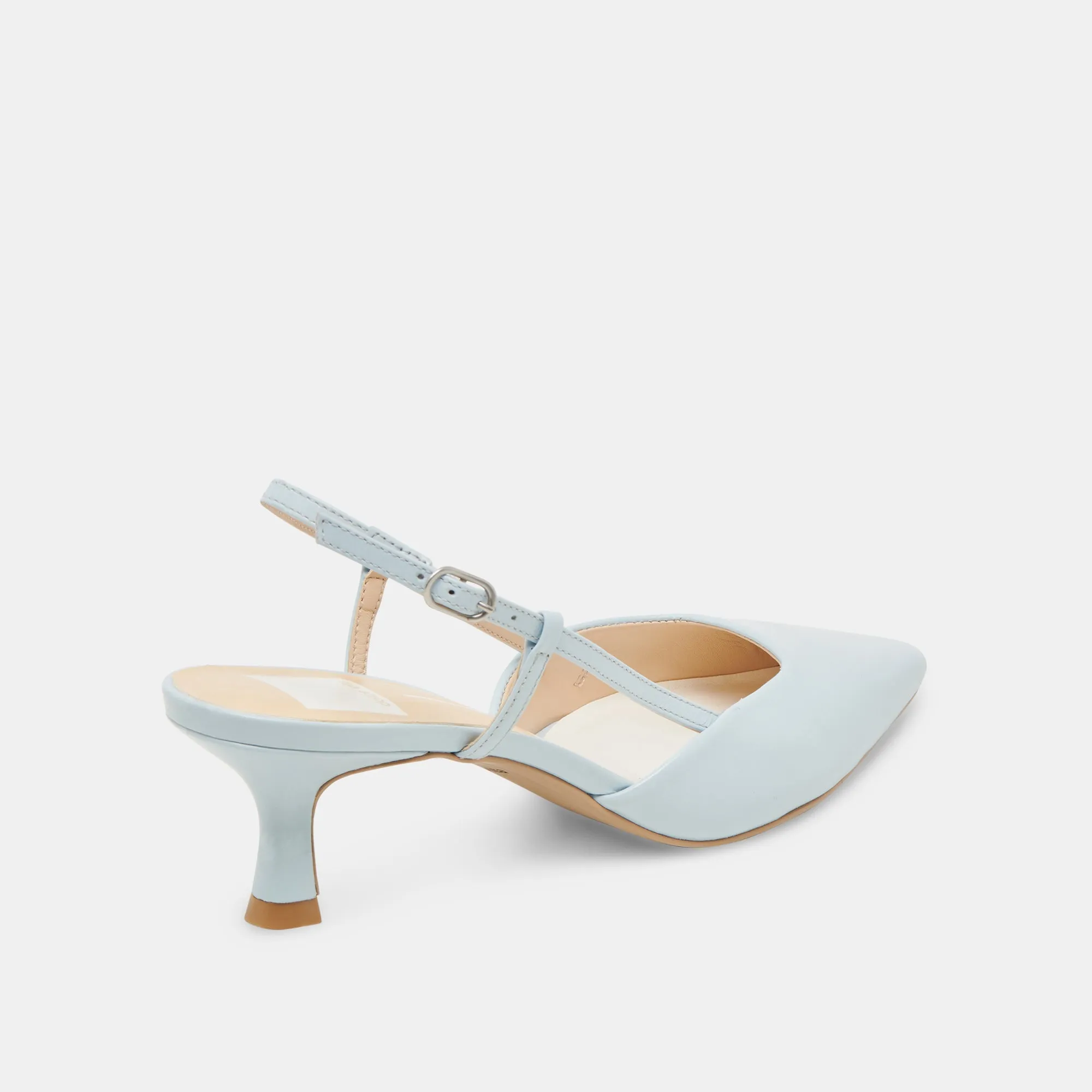 ODELA HEELS ICE BLUE LEATHER Bridal Footwear with Style
