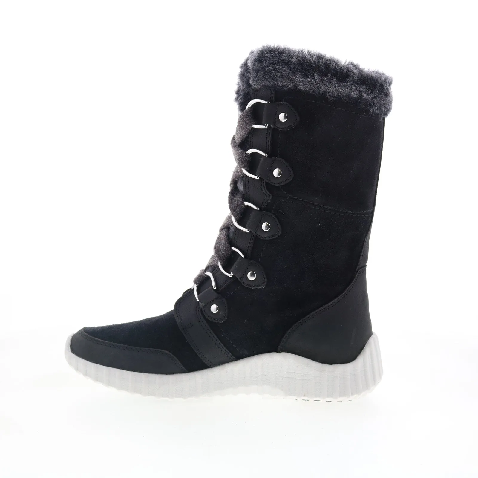 Soft Footbed Johnston & Murphy XC4 WP Winter Boots Womens Black Casual Dress Boots