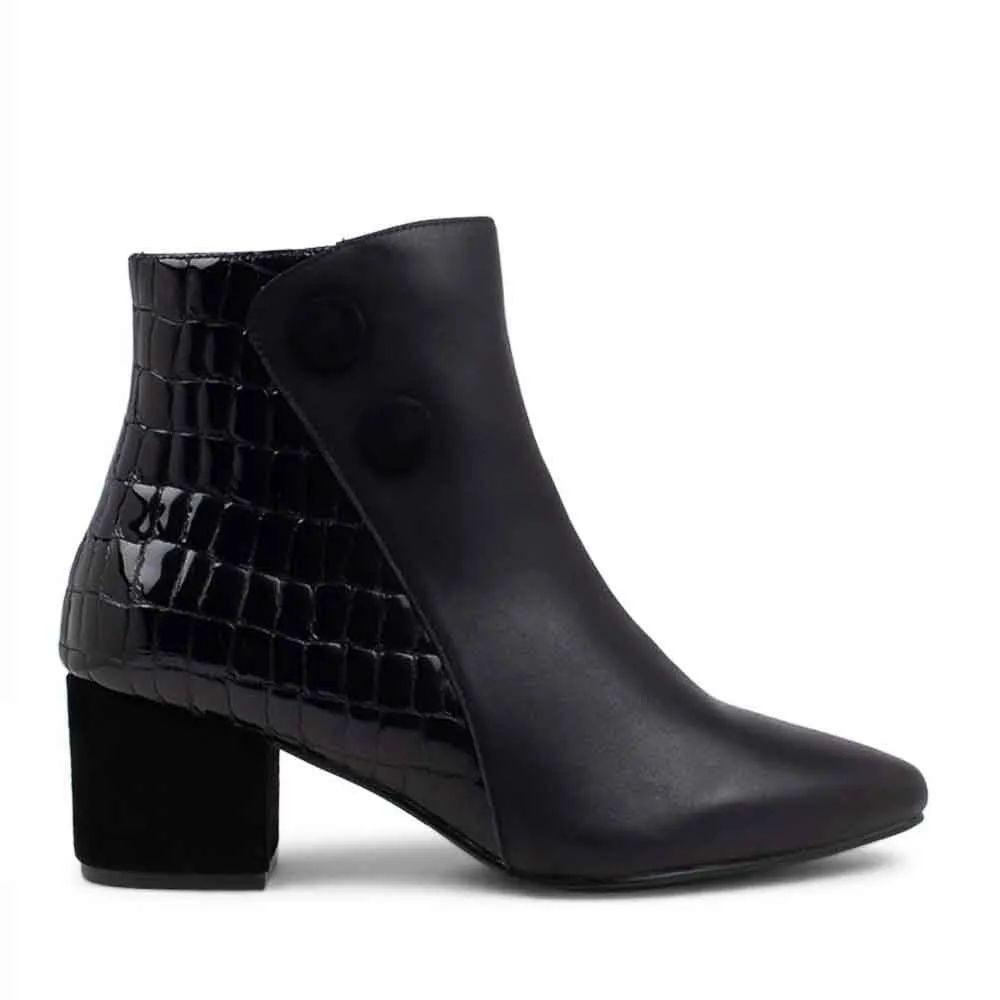 Slip-Resistant Sole Breathable mesh ZIERA VEYDA BLACK MIX