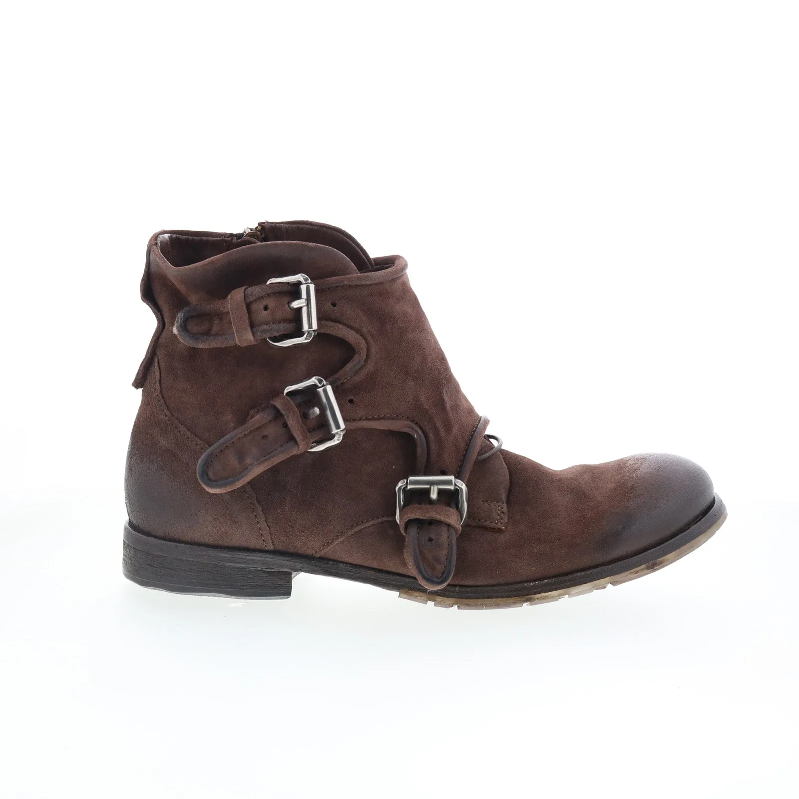 A.S. 98 Cooper 401202-2001-6507 Womens Brown Suede Ankle & Booties Boots Water Wall