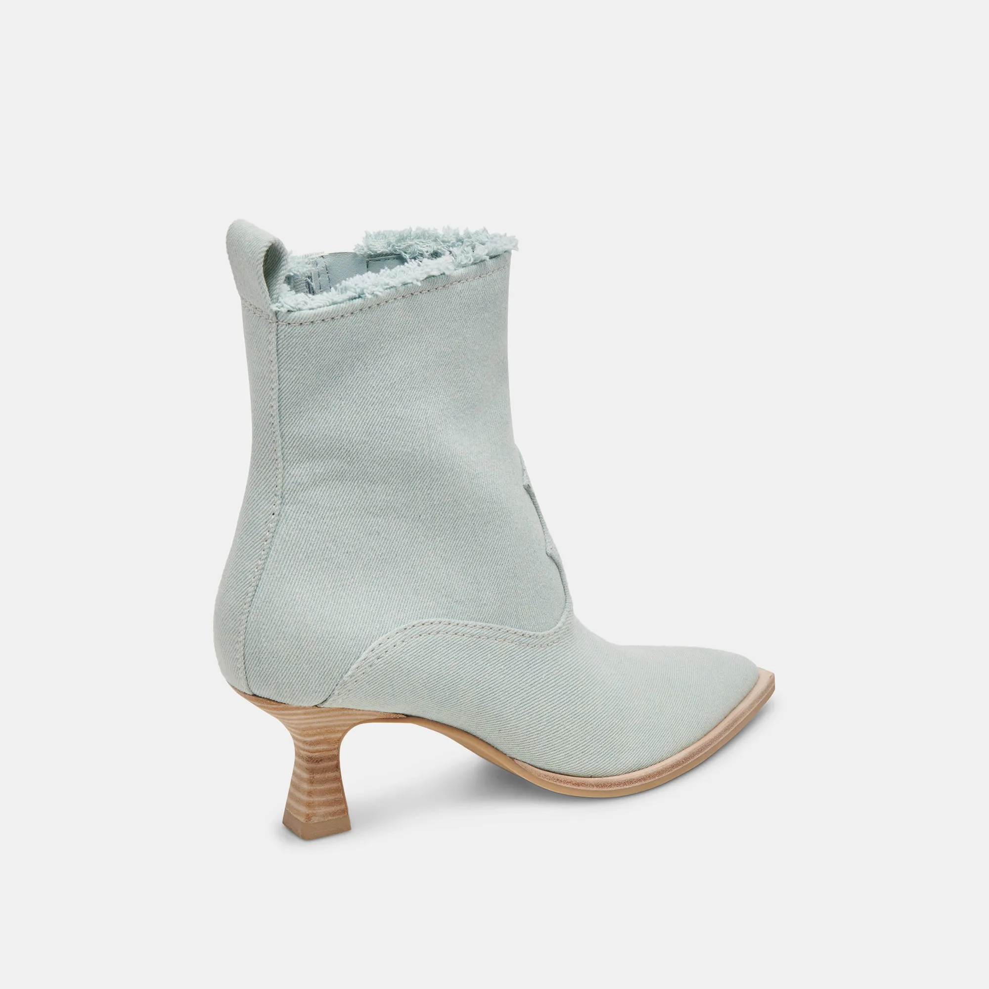 Weekend Ready Trendy Style AUSTIN BOOTS LIGHT BLUE DENIM