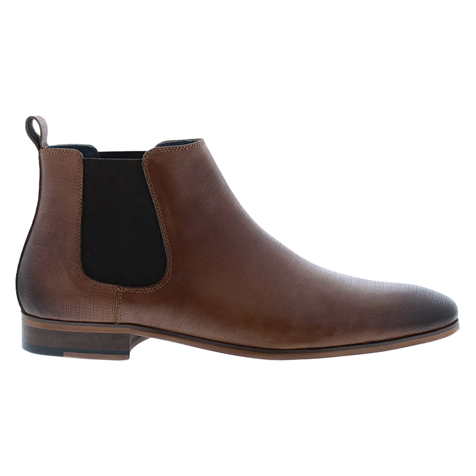 Power Step English Laundry Kipp EL2461B Mens Brown Leather Slip On Chelsea Boots