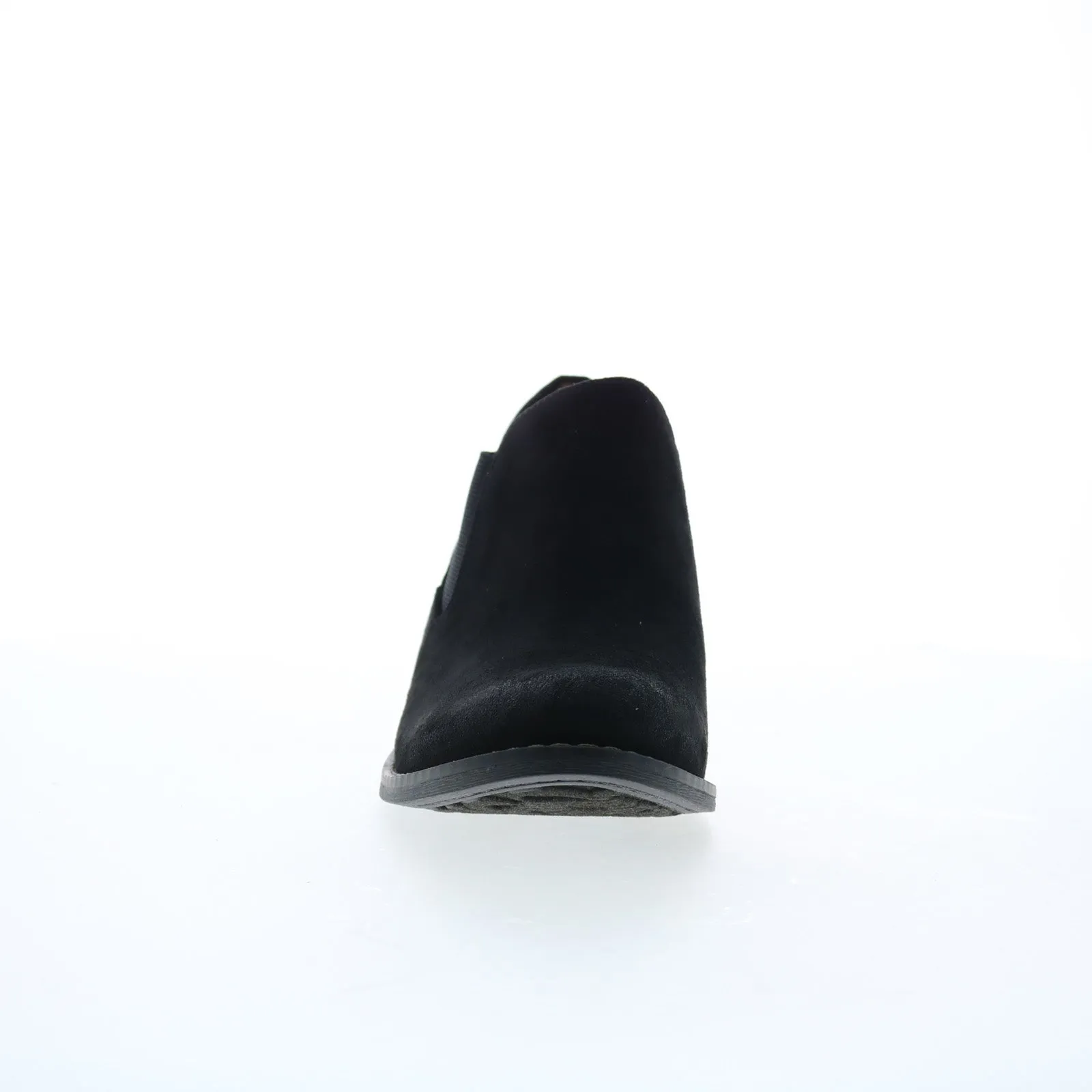 Distressed finish Eurosoft by Sofft Aillie ES0036901 Womens Black Suede Ankle & Booties Boots
