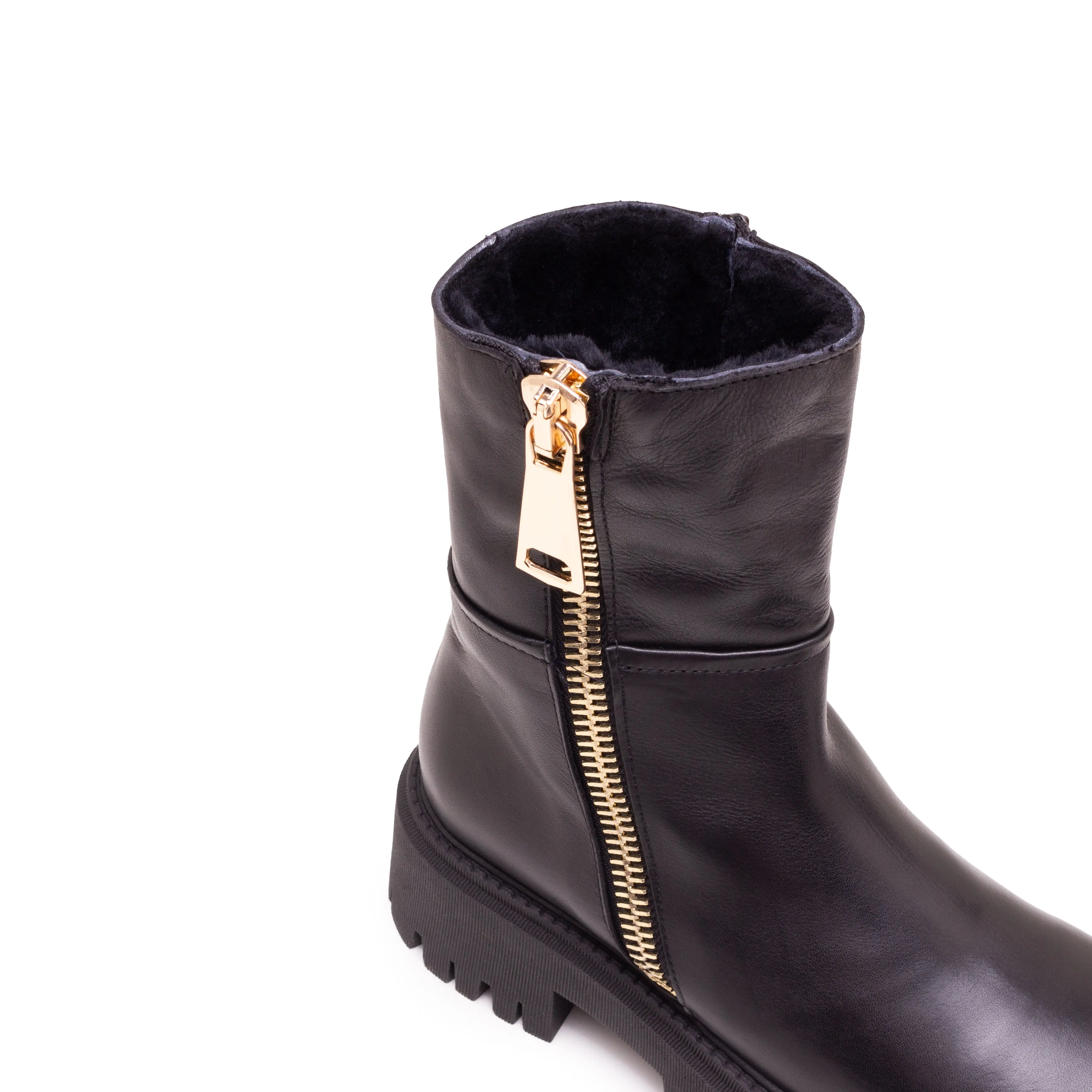 MARRAKECH BOOTIES WITH FUR Urban Look