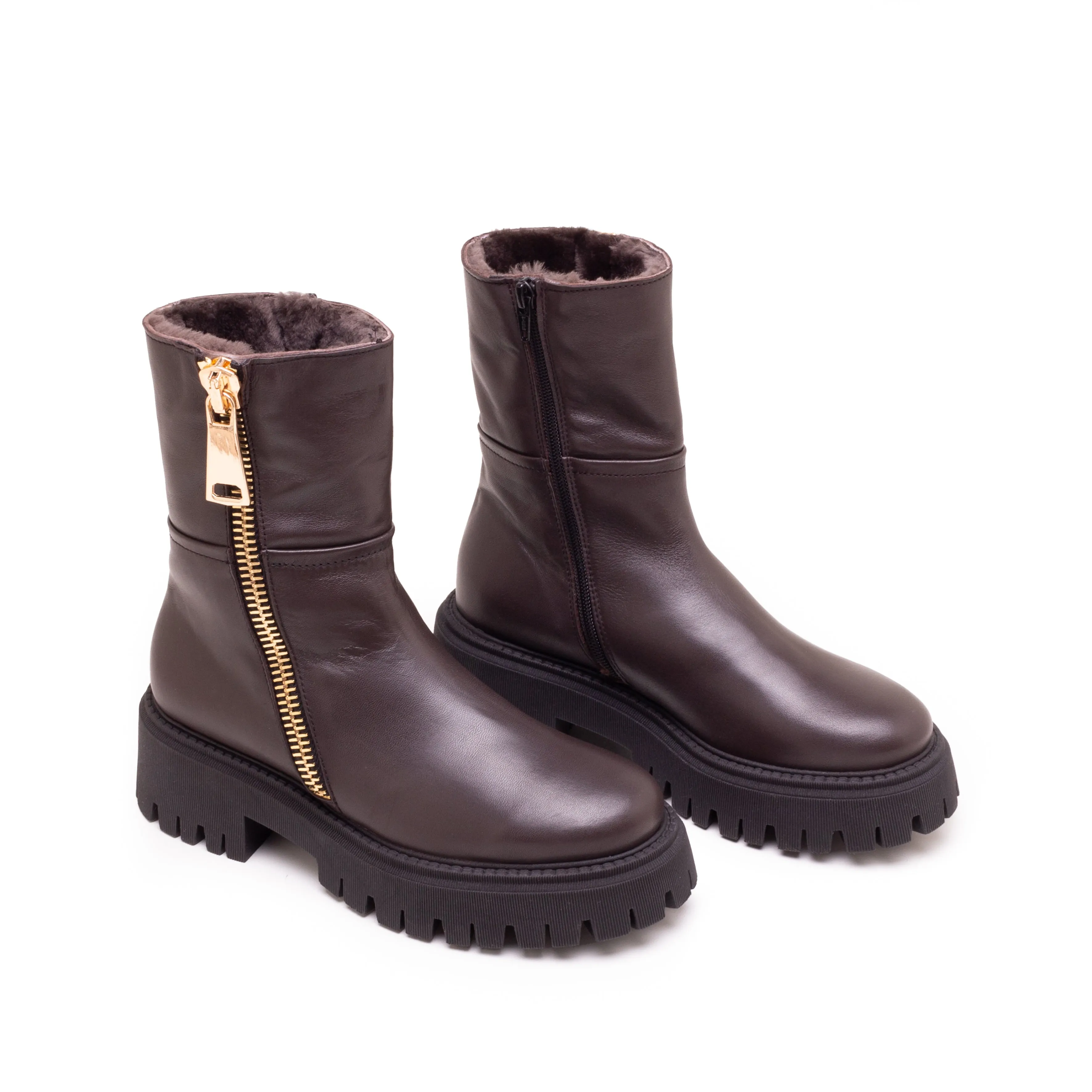 High impact Urban Rush MARRAKECH BOOTIES WITH FUR