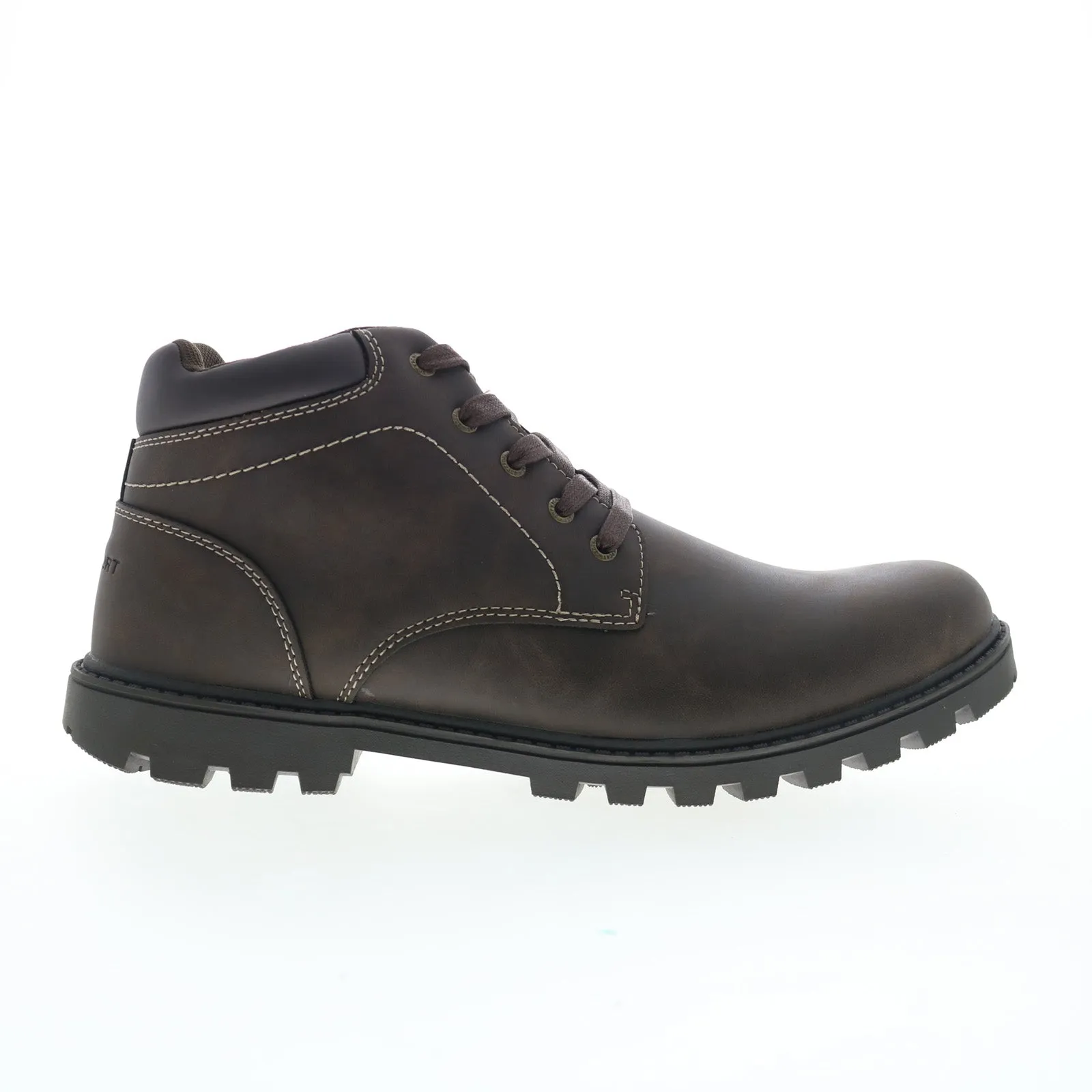 Rockport Ridgeview Boot CJ1571 Mens Brown Nubuck Lace Up Casual Dress Boots lightweight fabric