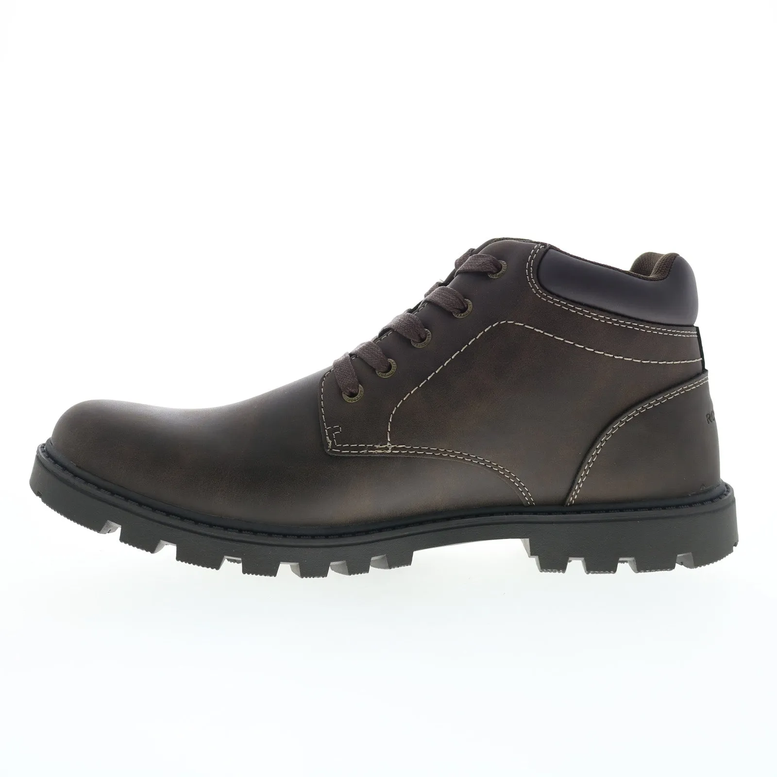 Rockport Ridgeview Boot CJ1571 Mens Brown Nubuck Lace Up Casual Dress Boots Resilient Sole