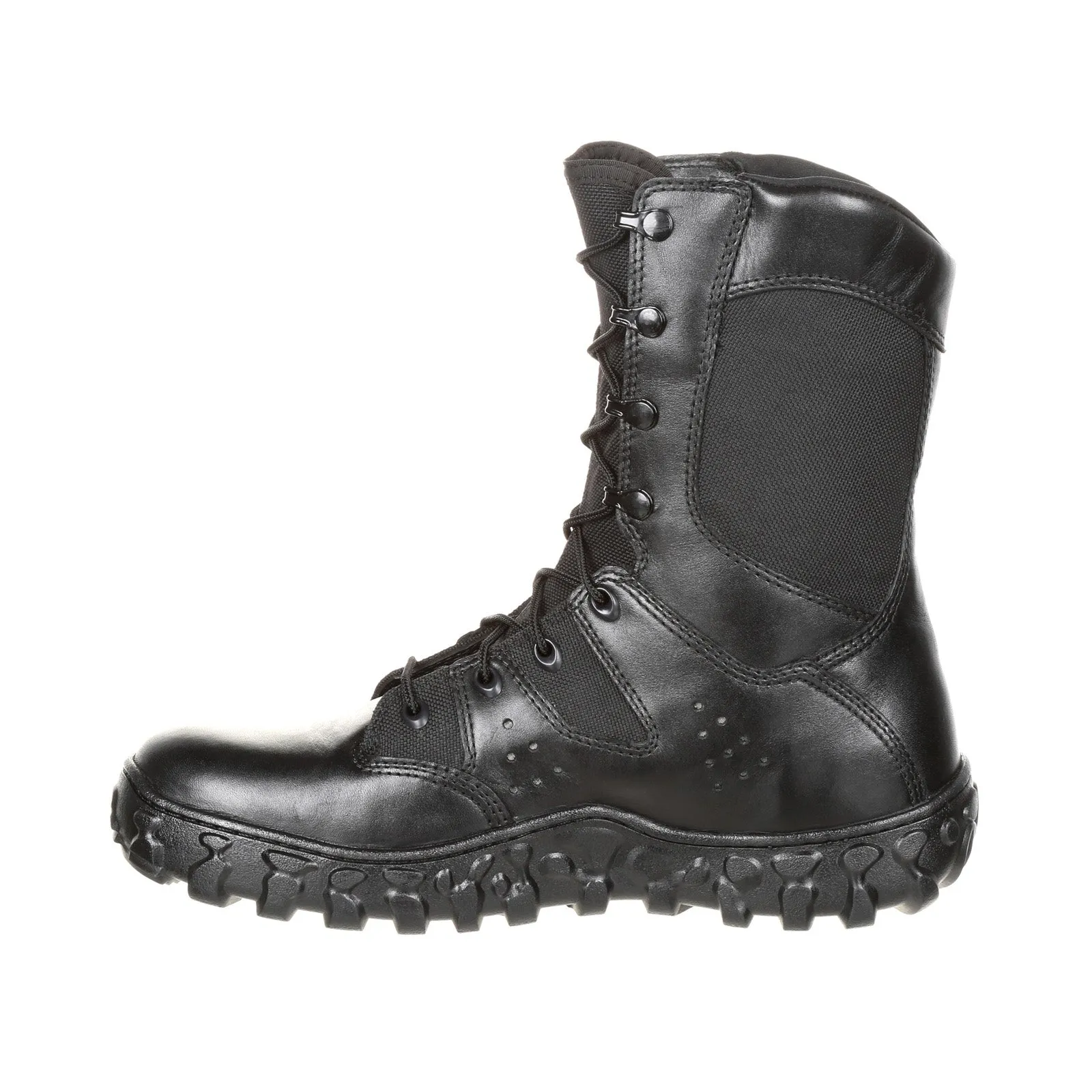 Rain Ready Rocky S2V Predator RKC075 Mens Black Leather Lace Up Tactical Boots