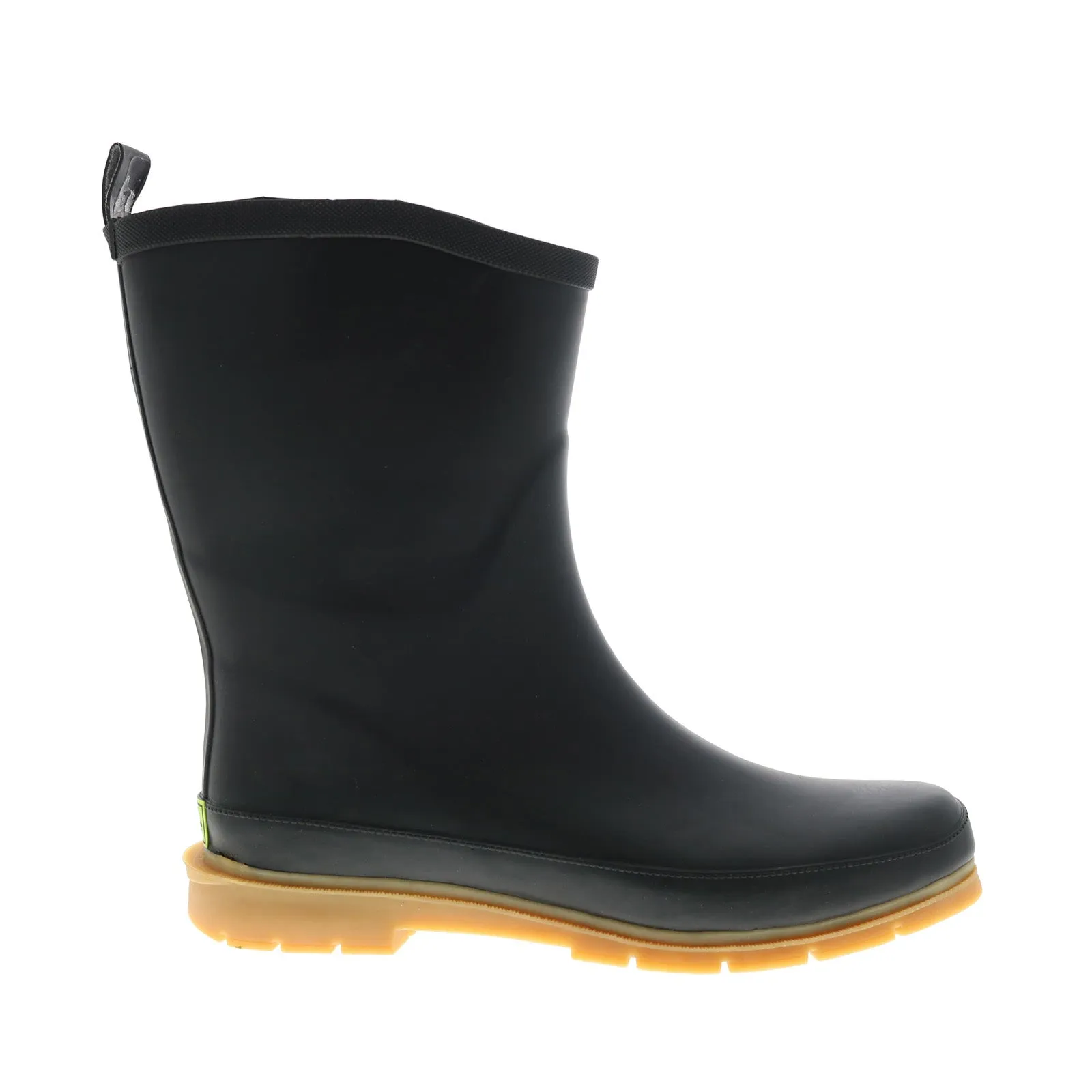 Western Chief Modern Mid Boot 21101712B-008 Womens Black Synthetic Rain Boots Flexible Design Lightweight Wear