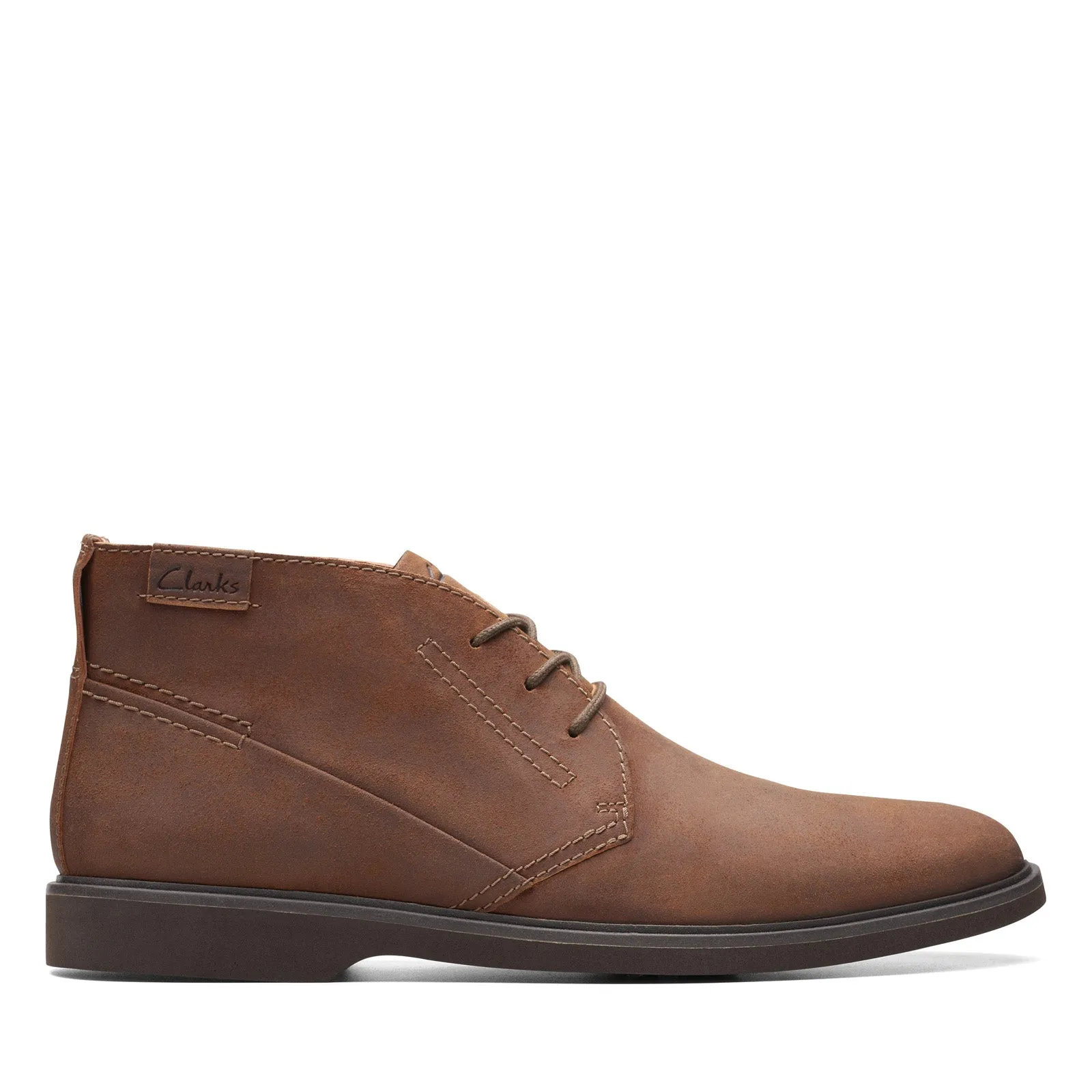 Minimal Aesthetic Fleece Lined Clarks Malwood Top 26175403 Mens Brown Suede Lace Up Chukkas Boots