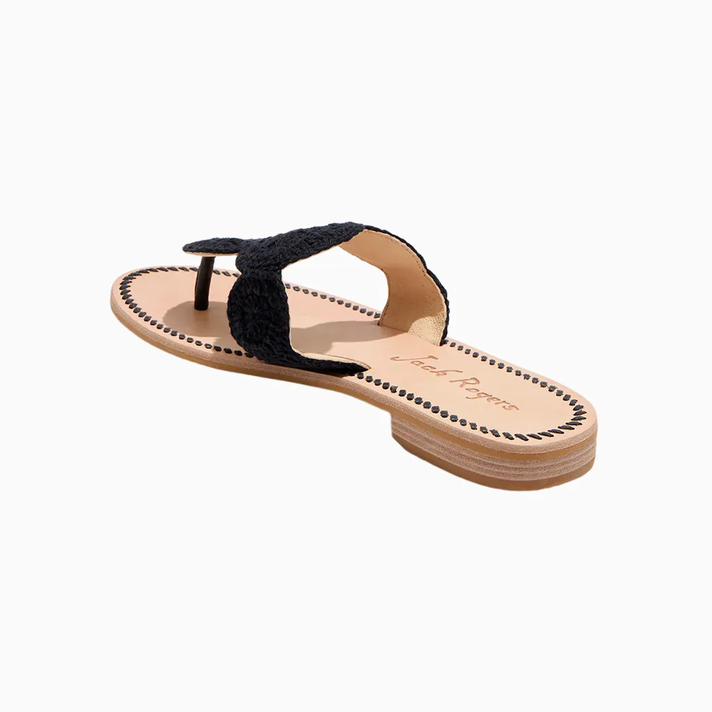 Jacks Crochet Sandal Comfort Enhancement Game Edge