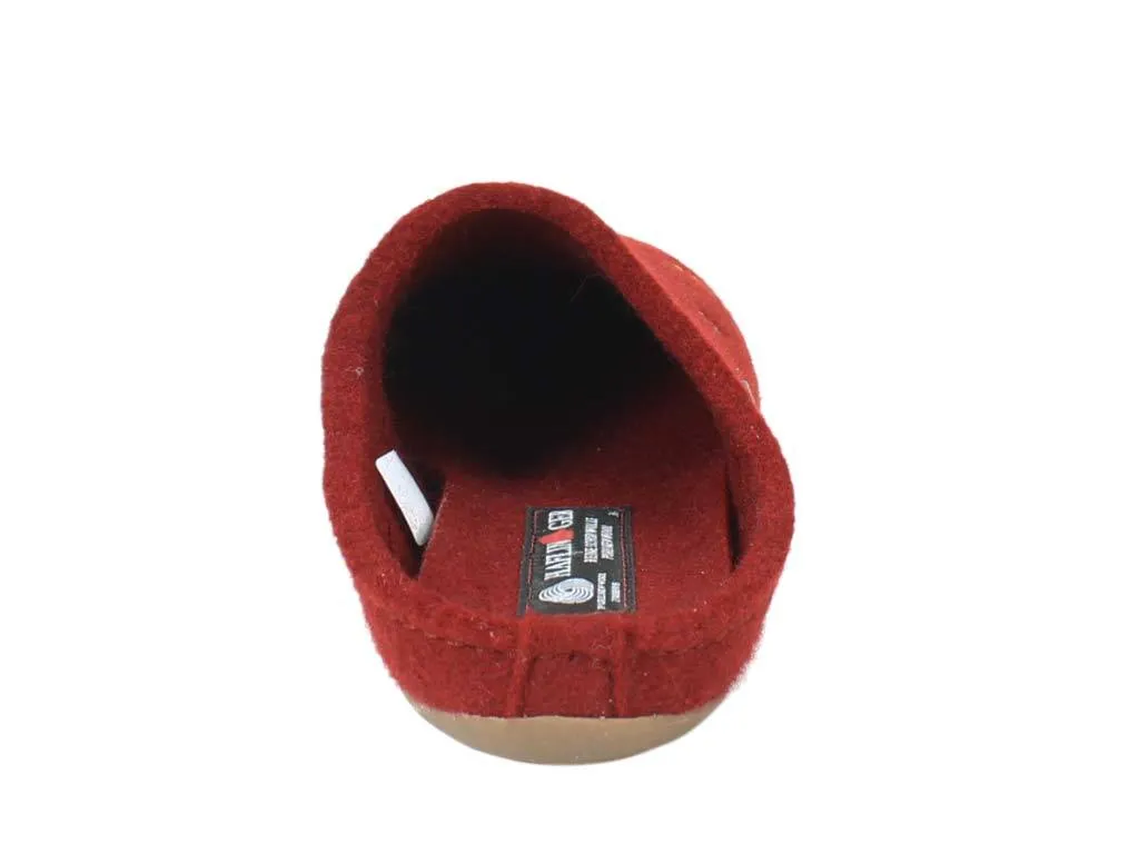 Haflinger Slippers Everest Butterflies Red Comfortable fit
