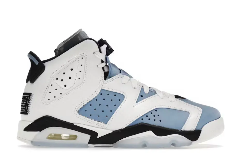 Sneakers Fashionable Jordan 6 Retro UNC White (GS)